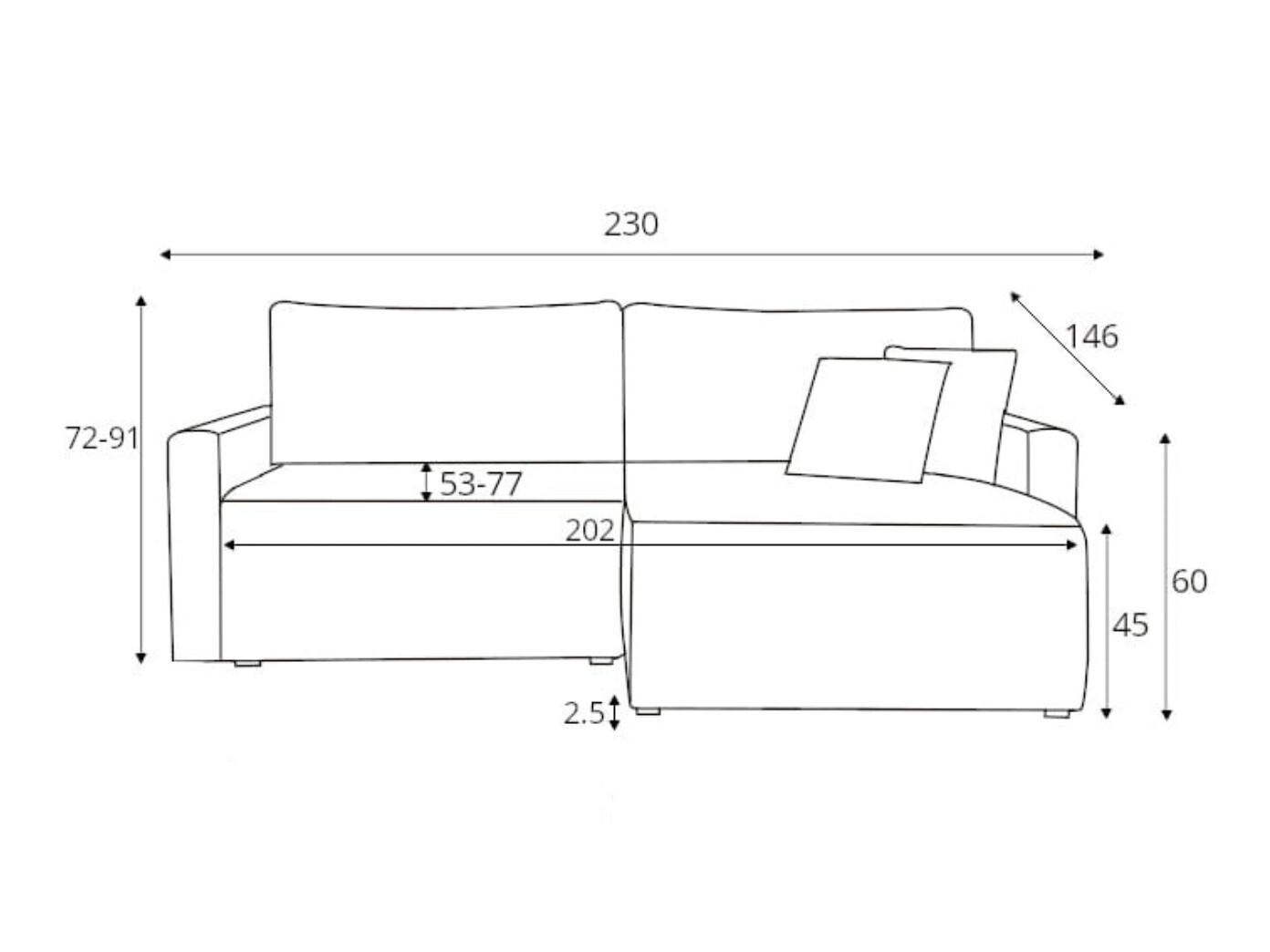 Corner sofa Boston 583 (Poso 22)
