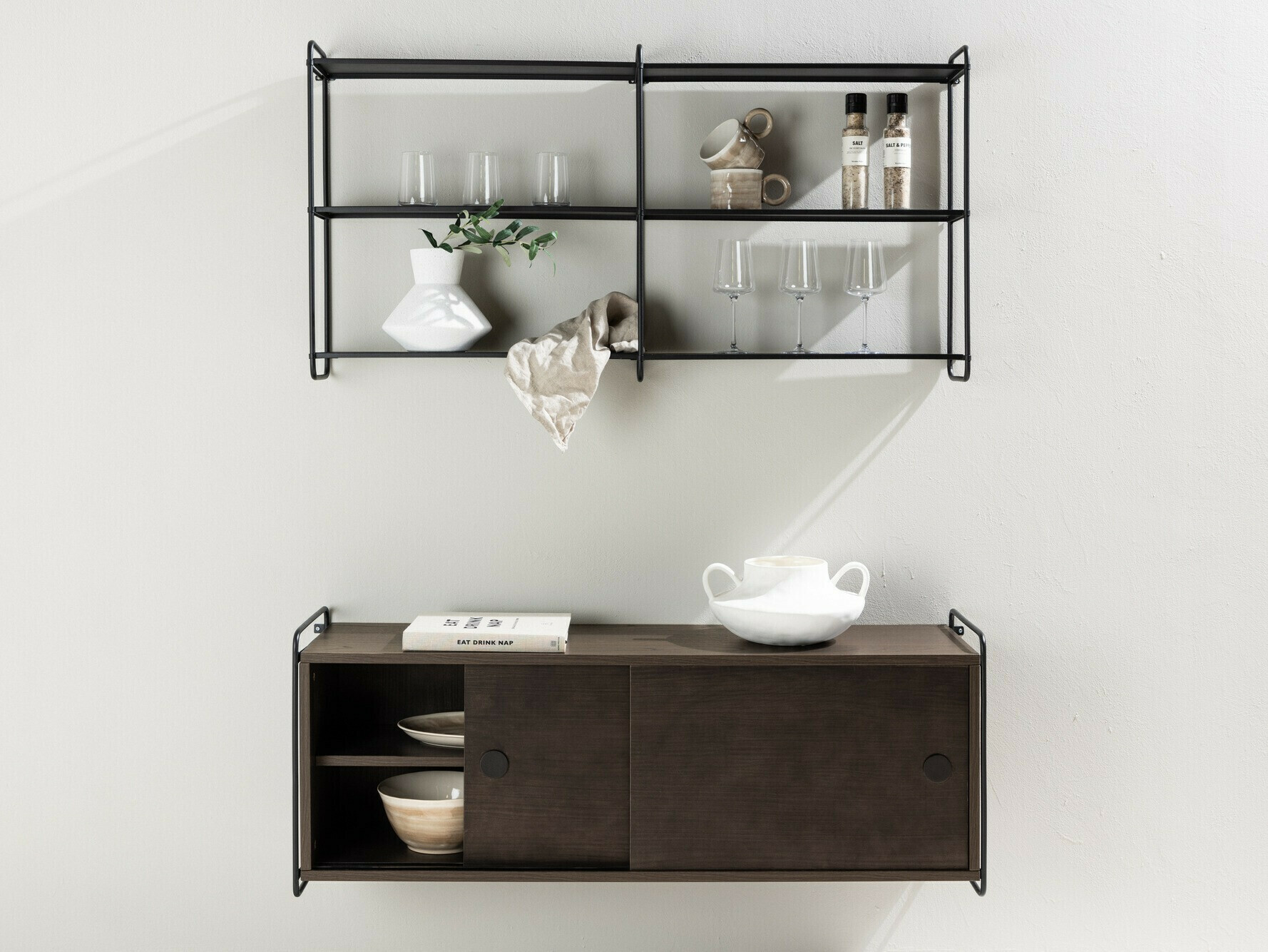 Wall cabinet Dallas 4530 (Brown)