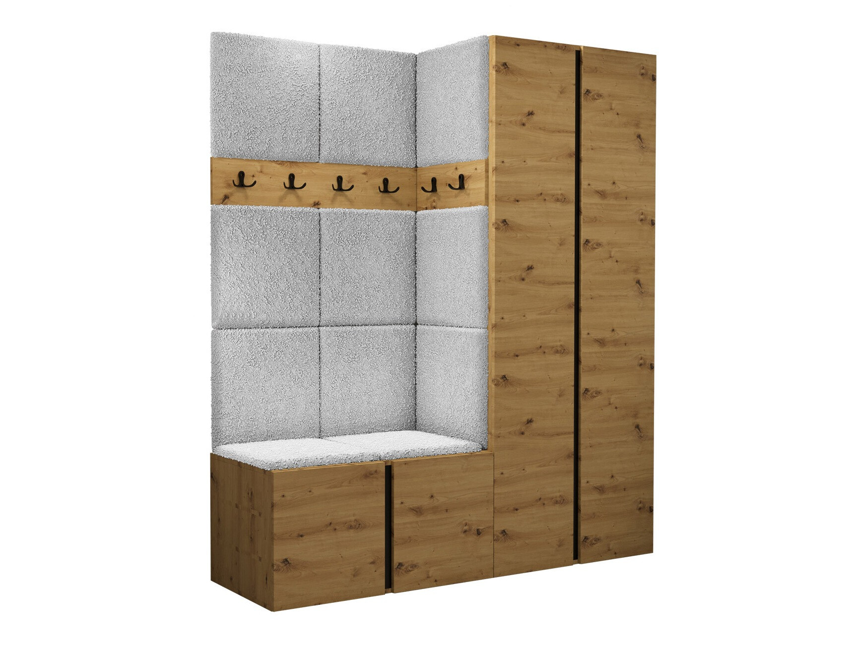 Σετ διαδρόμου Pinis III (Artisan βελανιδιά)