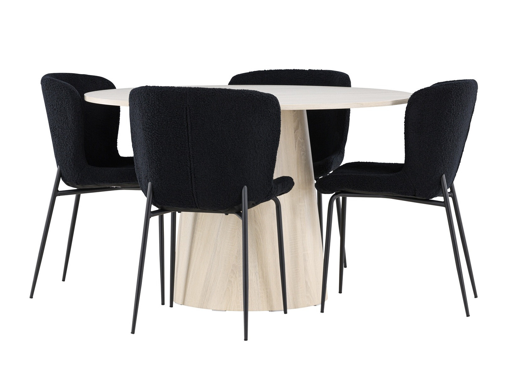 Dining set Dallas 4554 (Black)