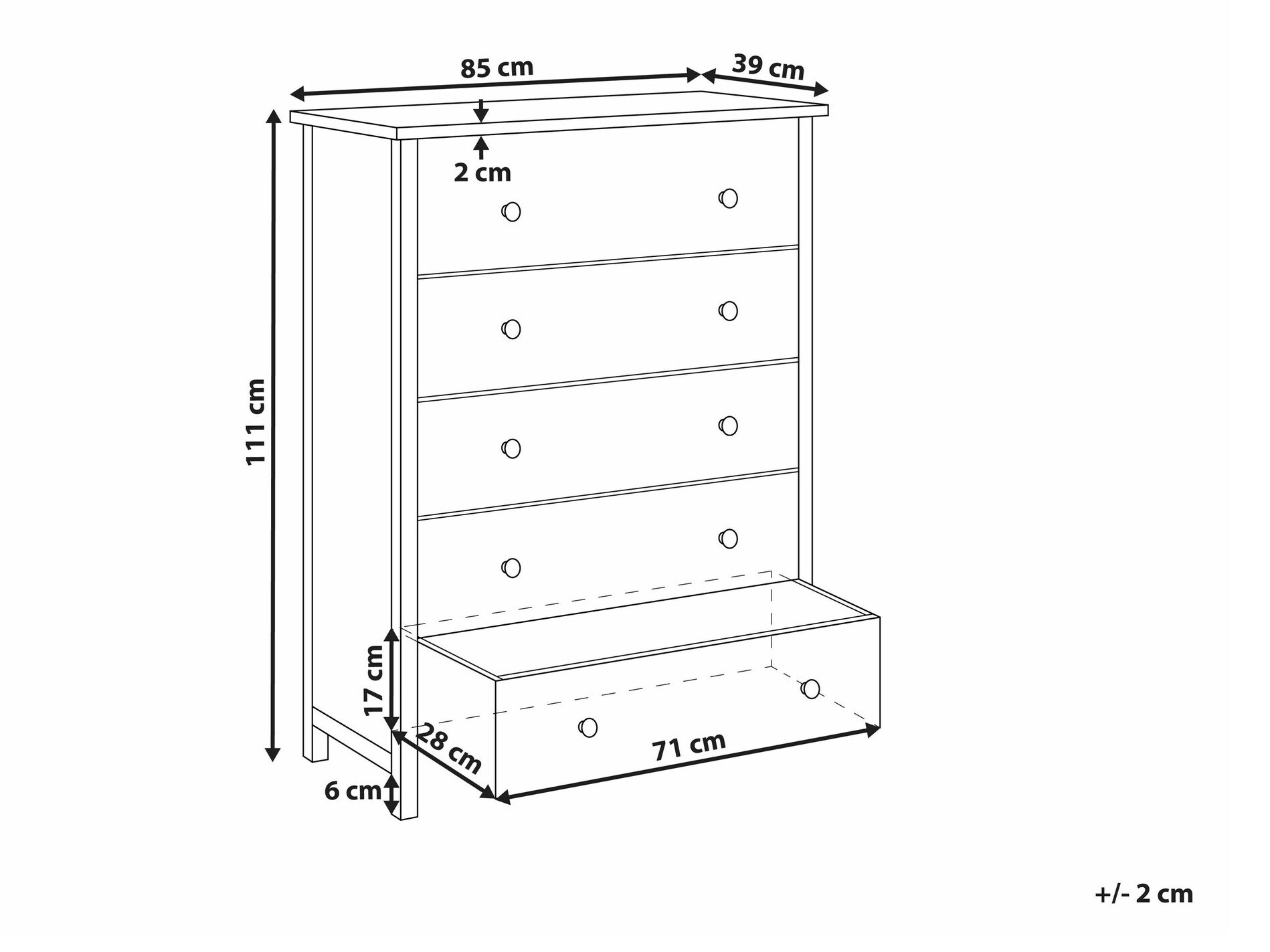 Συρταριέρα Melmone 101