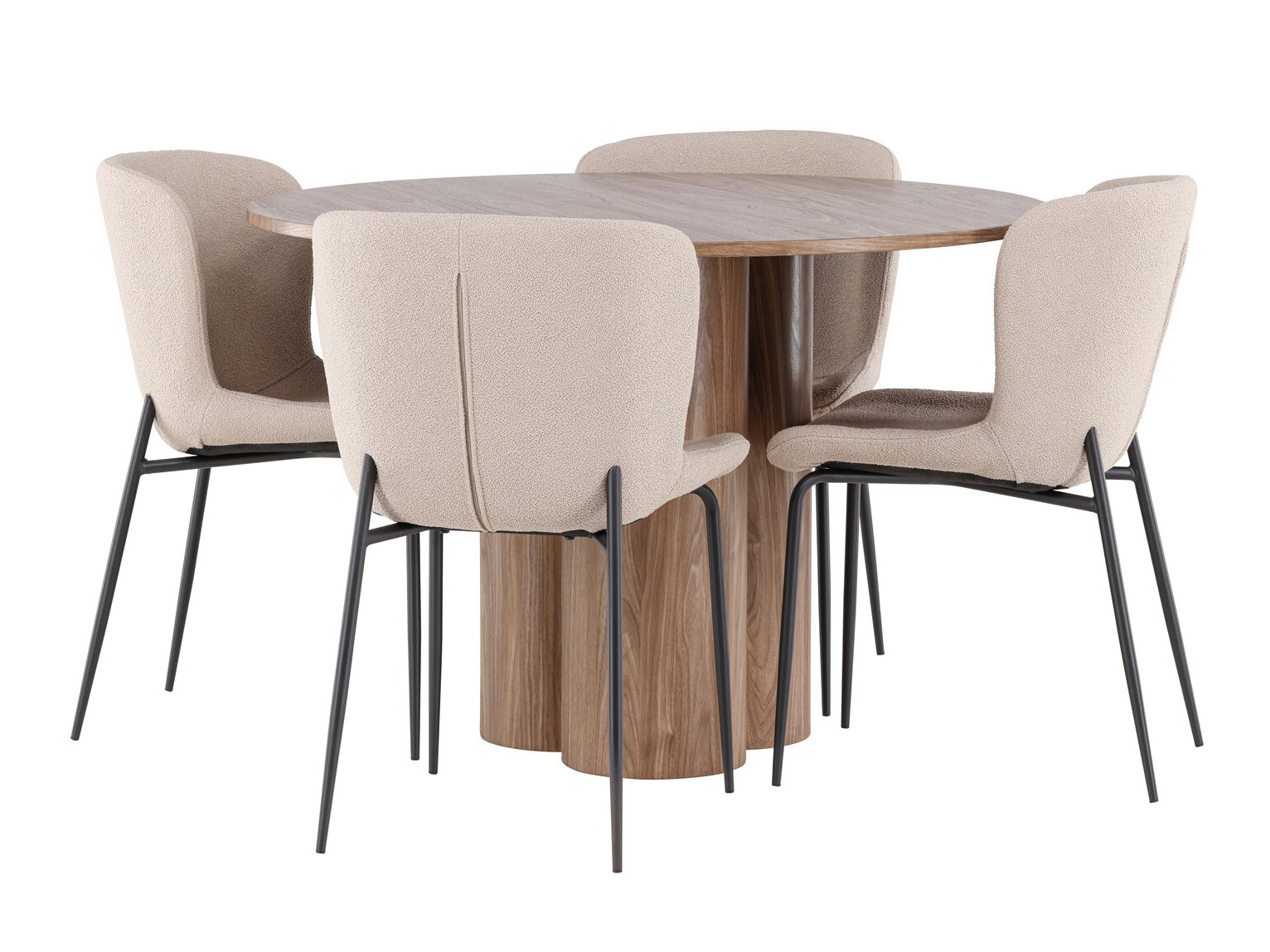Dining set Dallas 4562 (Brown)