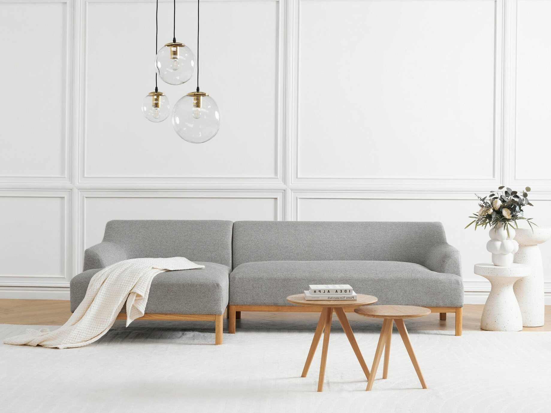 Corner sofa Berwyn 2229 (Grey)