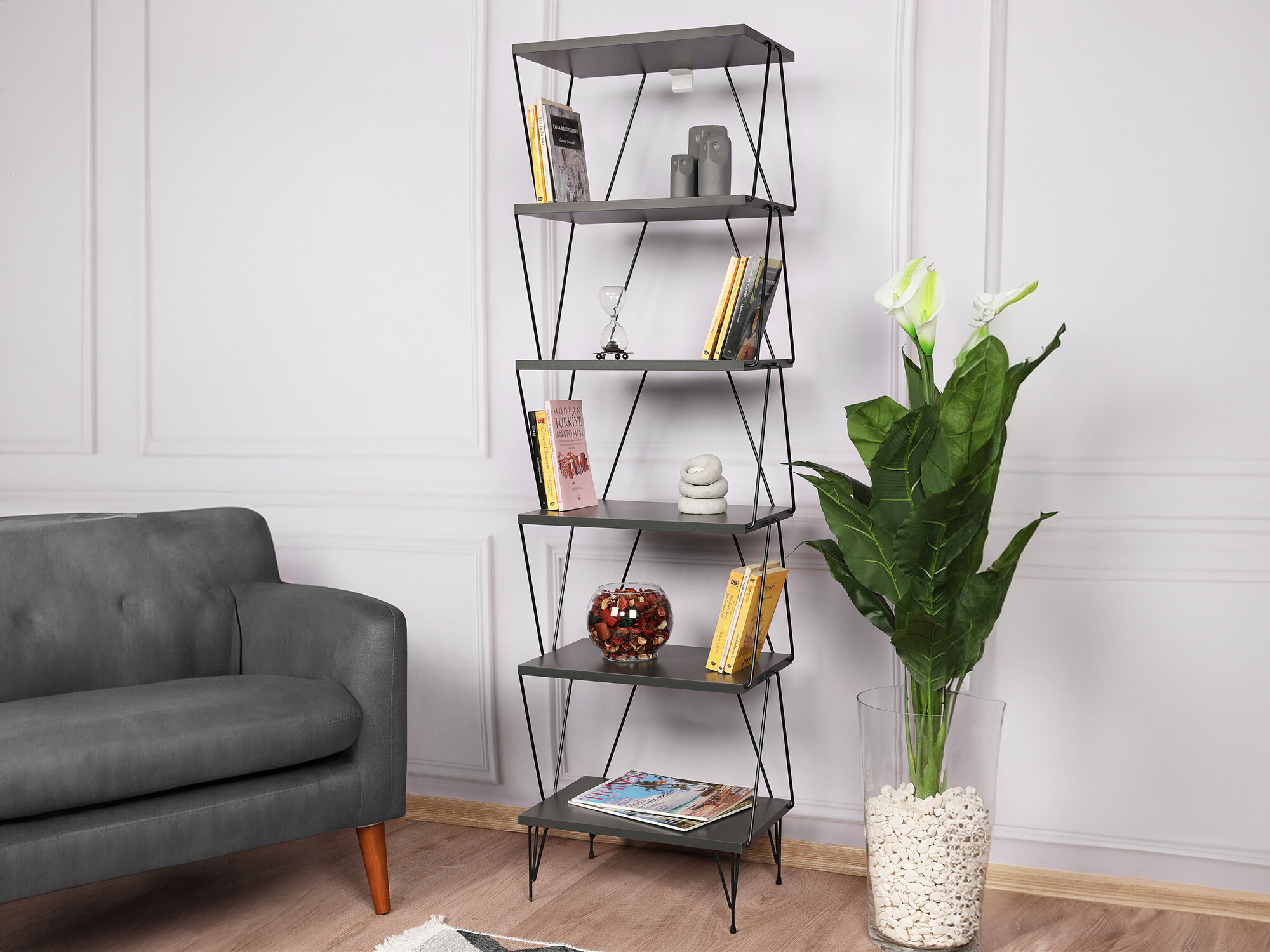 Βιβλιοθήκη Kailua 1044 (Ανθρακί)