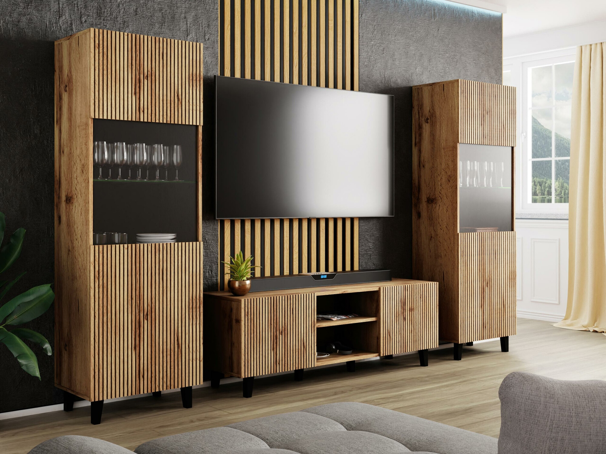 Living room set Comes (Wotan Oak)