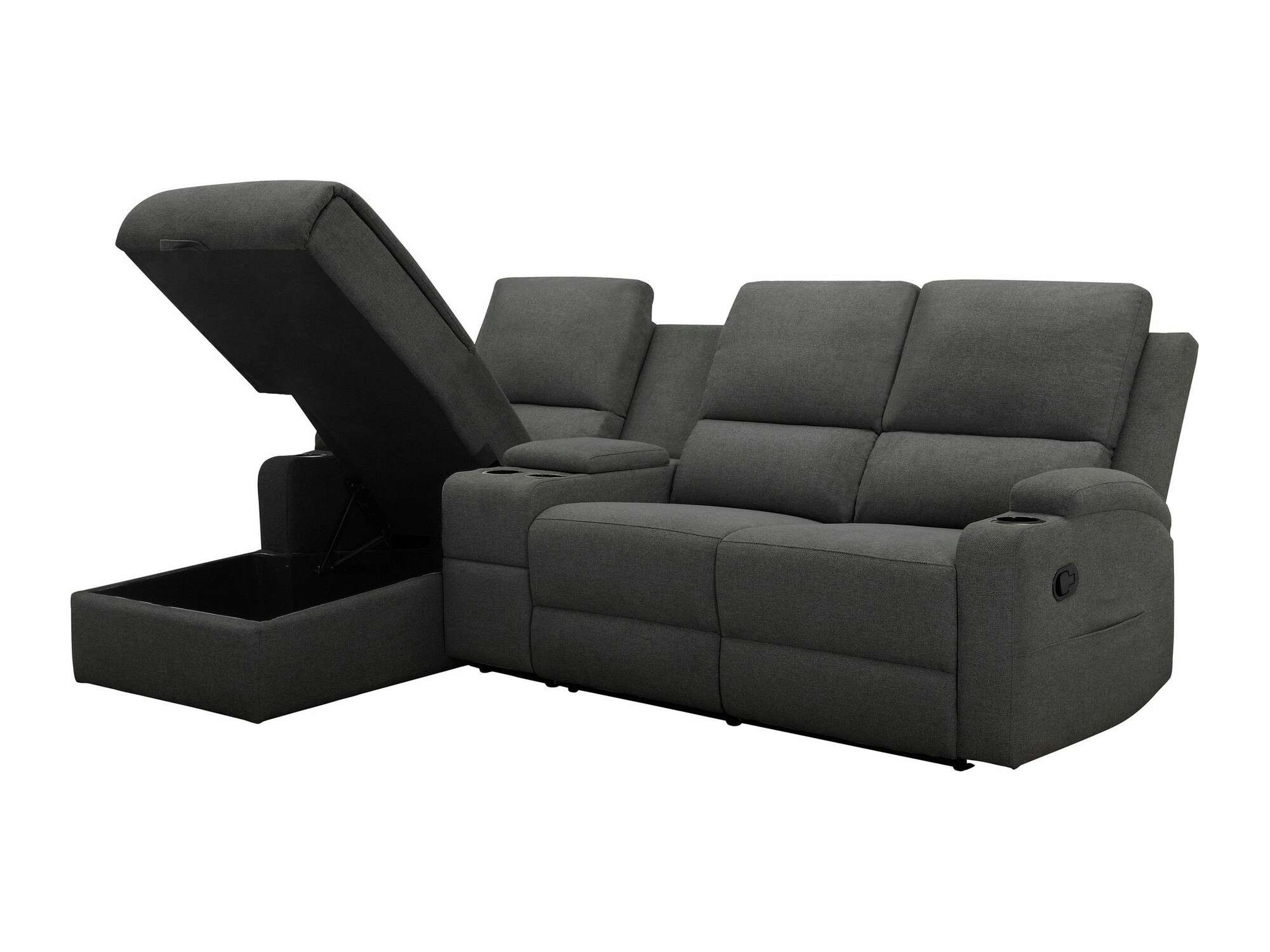 Corner sofa recliner Denton 1368 (Anthracite)