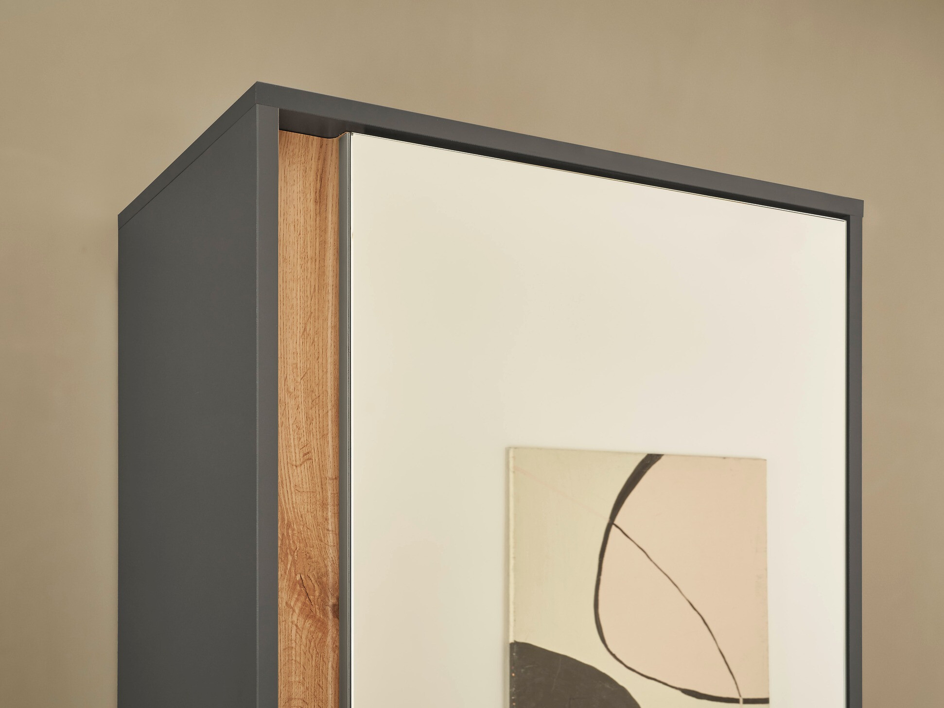 Wardrobe Elbsori 161 (Anthracite)