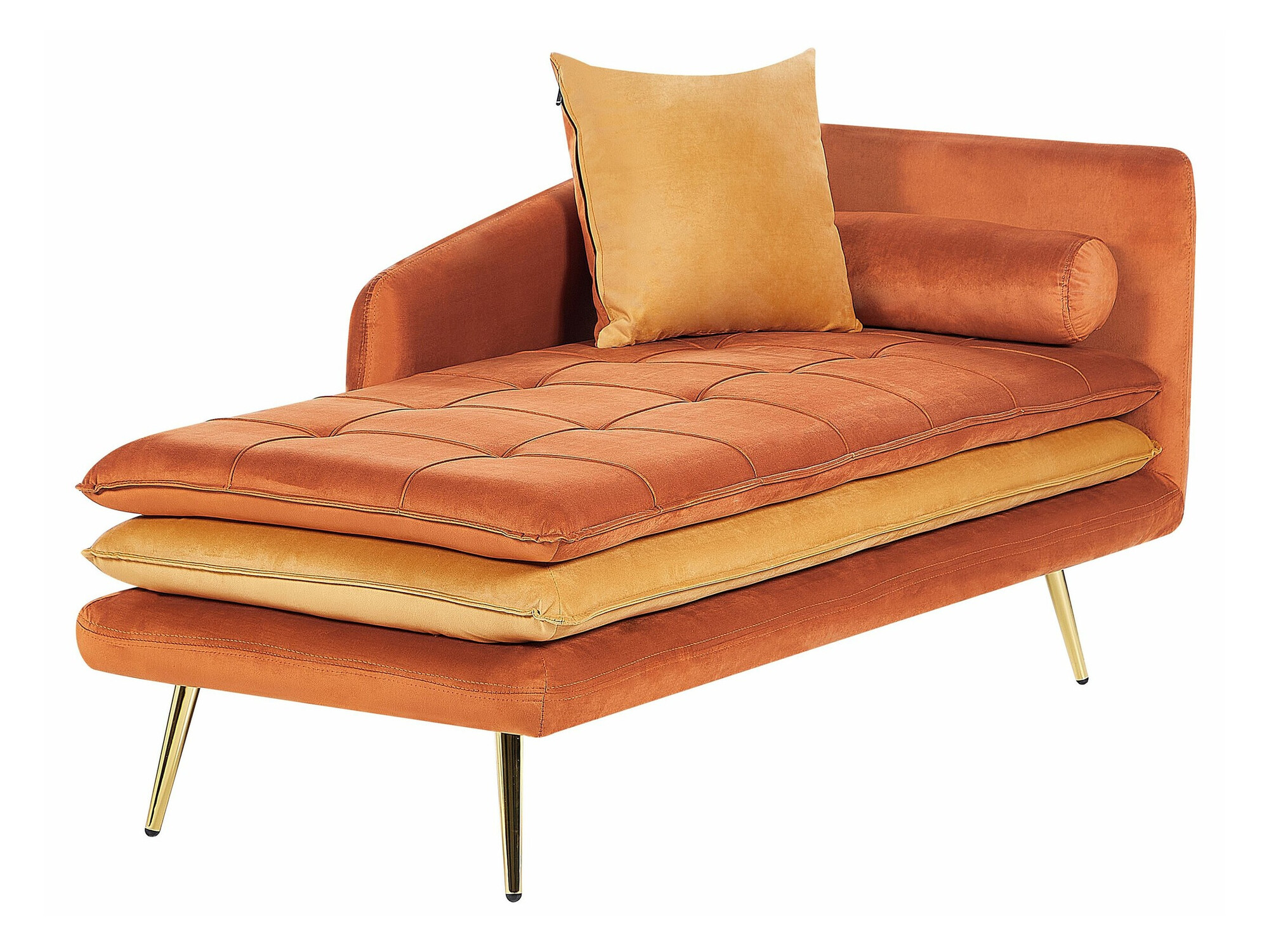 Chaise longue Berwyn 1044 (Dark orange + Orange)