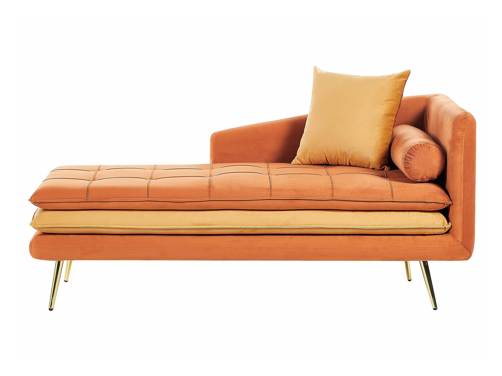 Chaise longue Berwyn 1044 (Dark orange + Orange)