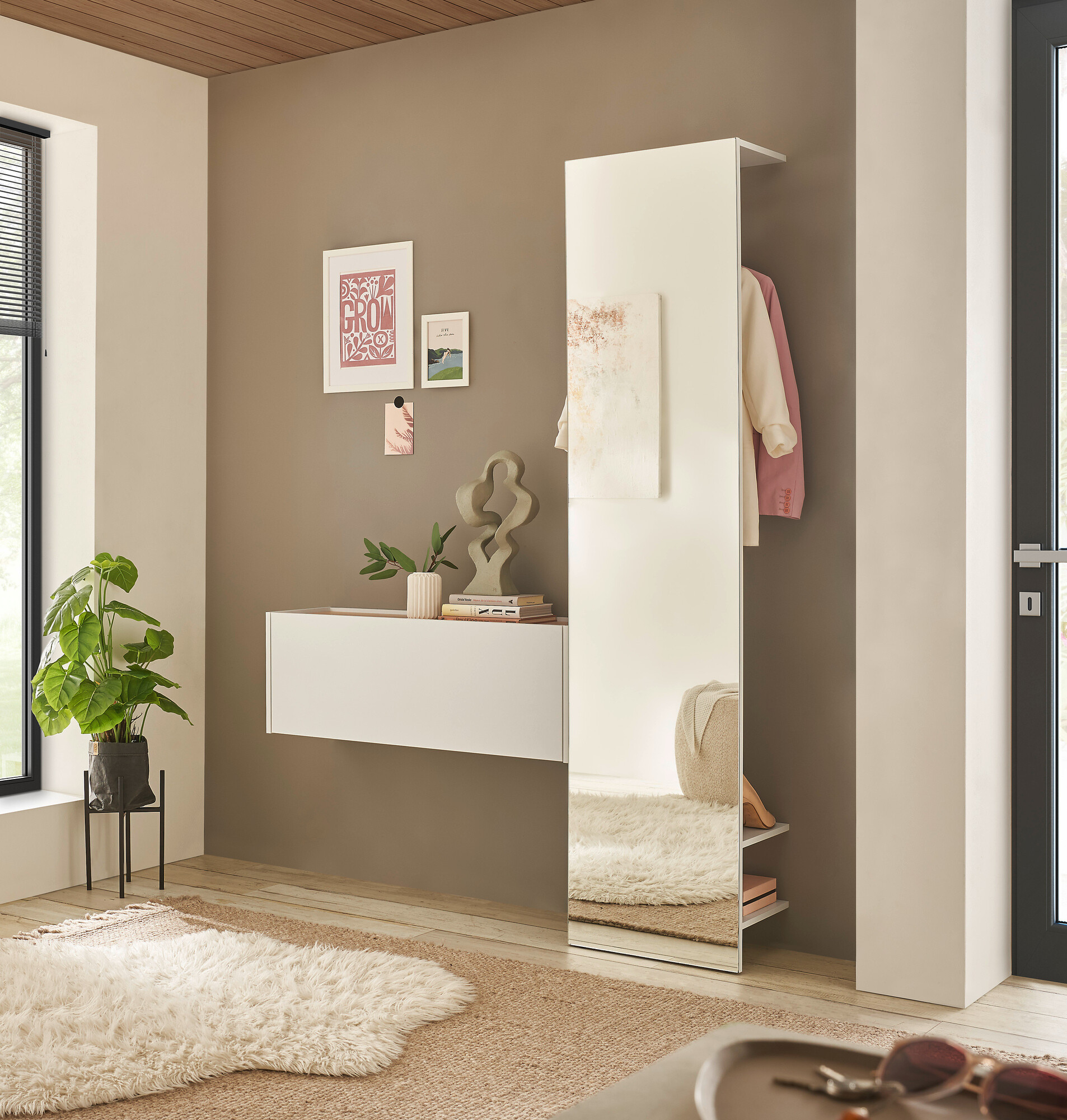 Coat rack Elbsori 165 (White)