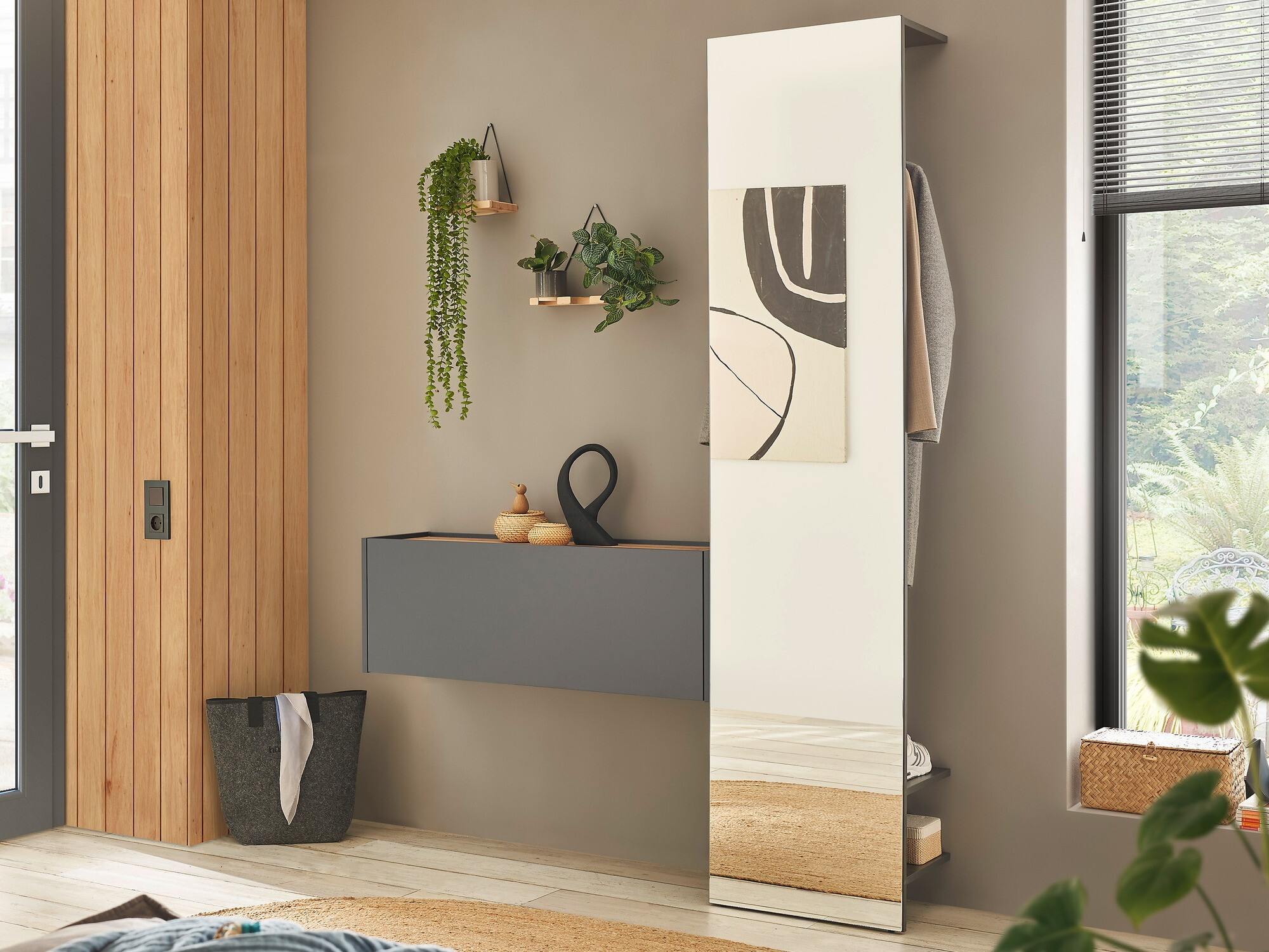 Hallway set Elbsori 166 (Anthracite)
