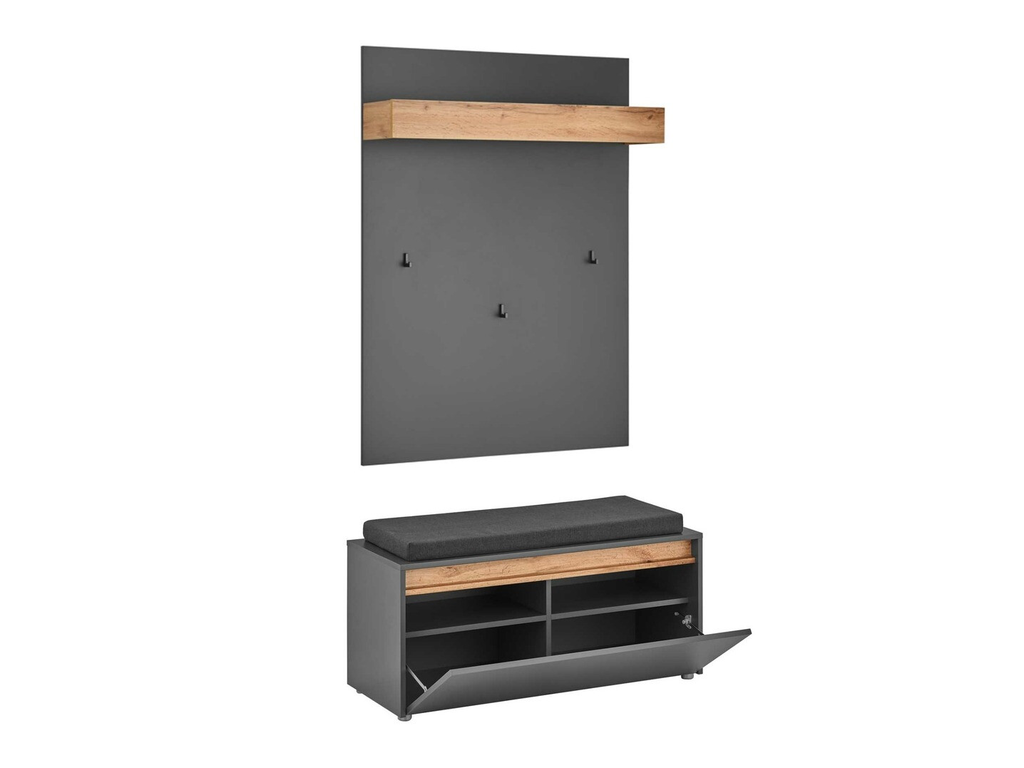 Hallway set Elbsori 167 (Anthracite)