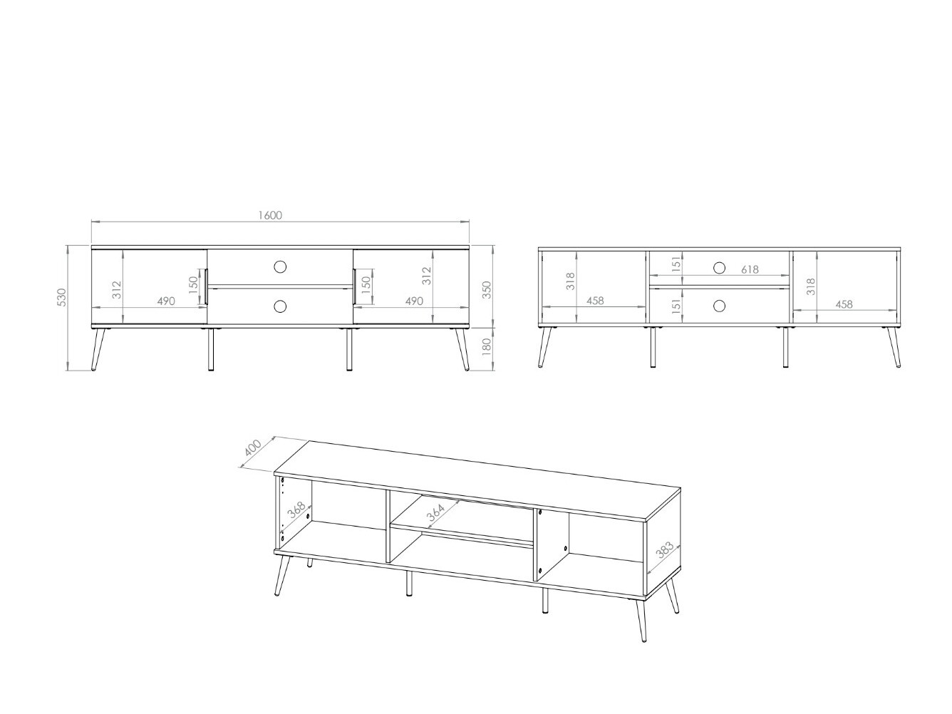 TV stand Odenovu 105