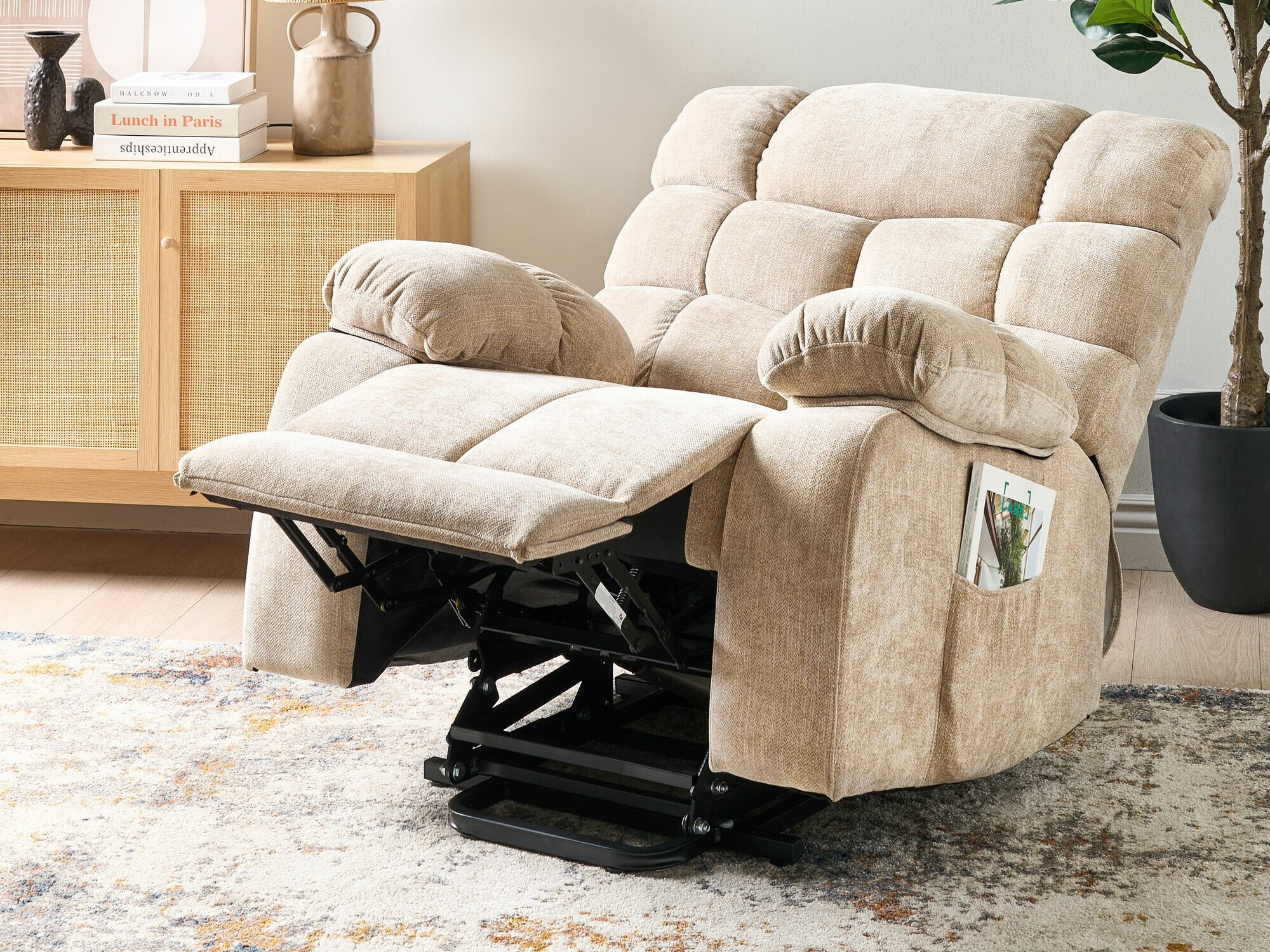 Armchair recliner Berwyn 2249 (Light brown)