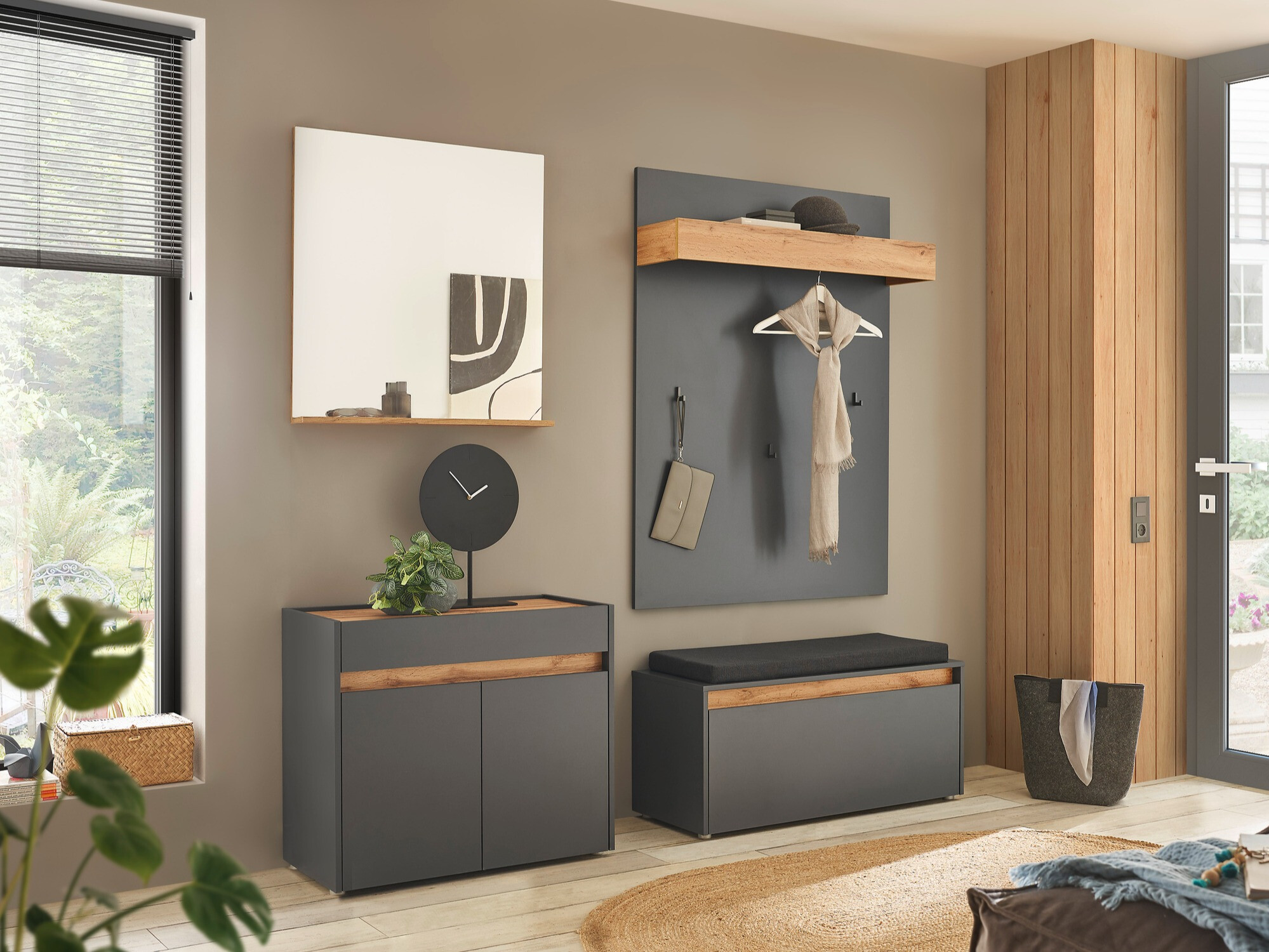 Hallway set Elbsori 168 (Anthracite)