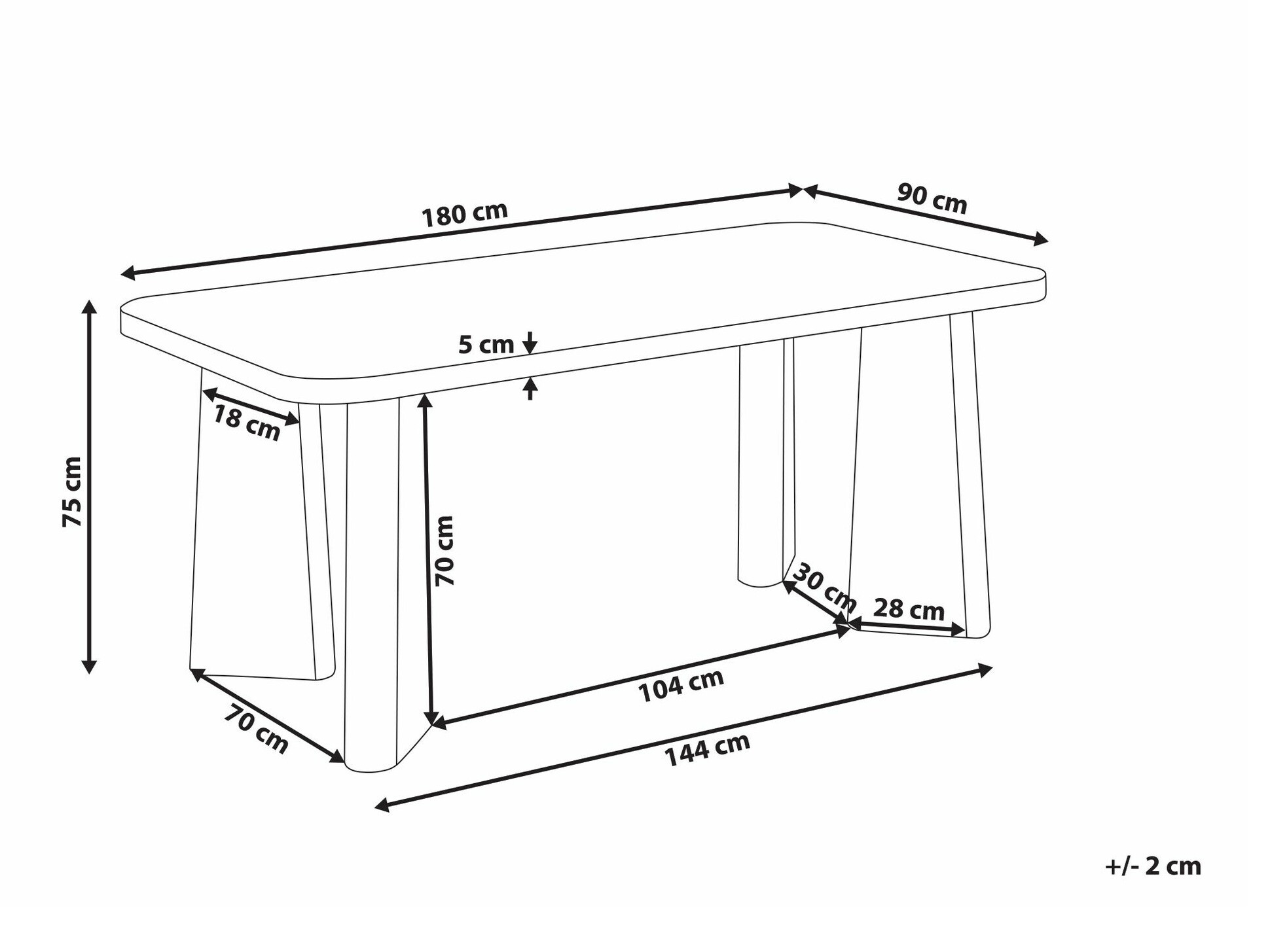 Table Berwyn 2244