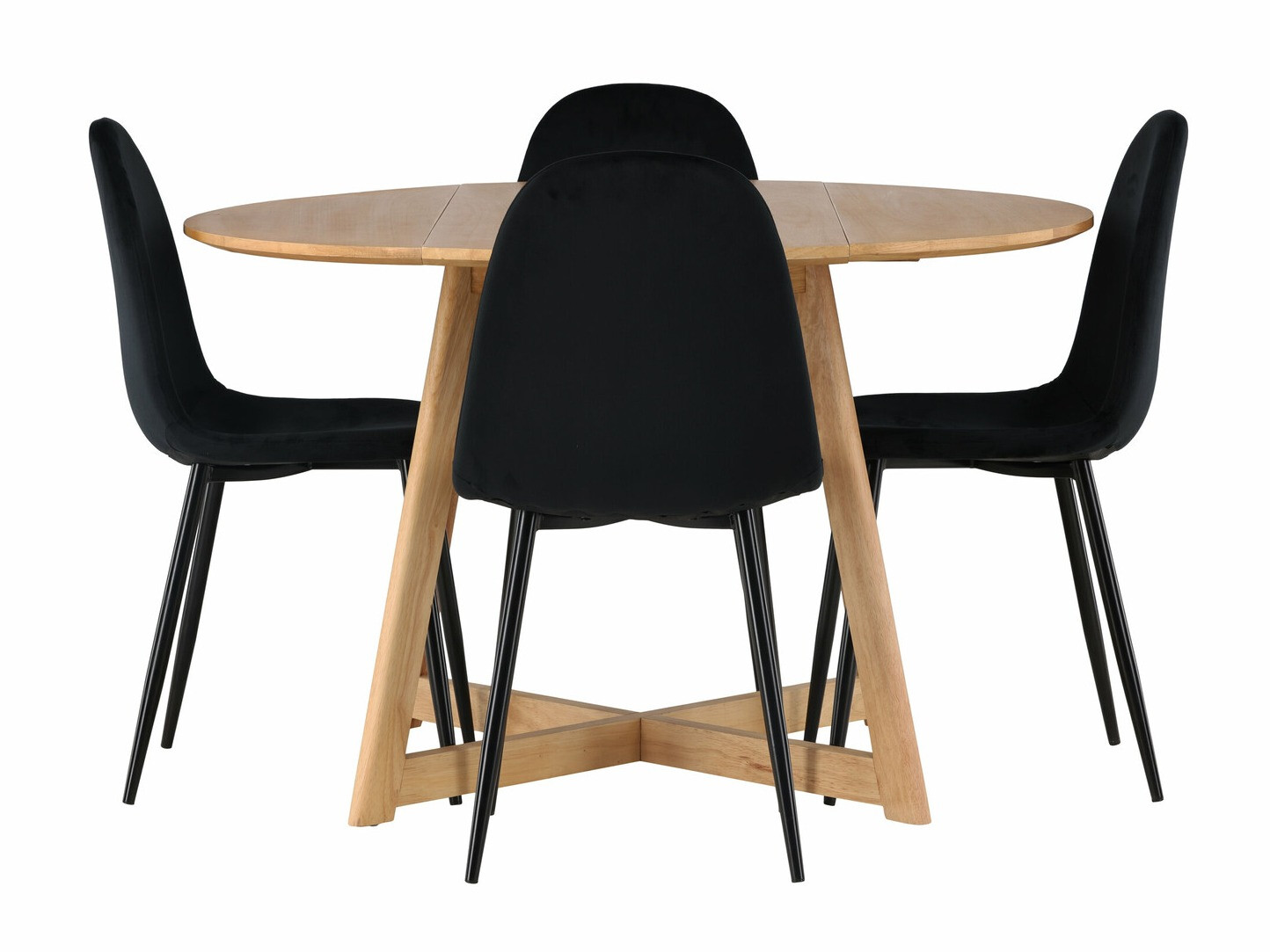 Dining set Dallas 4580 (Black)
