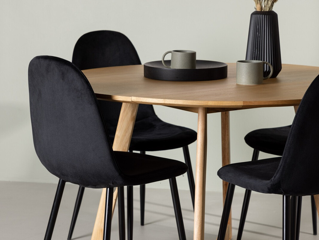 Dining set Dallas 4580 (Black)