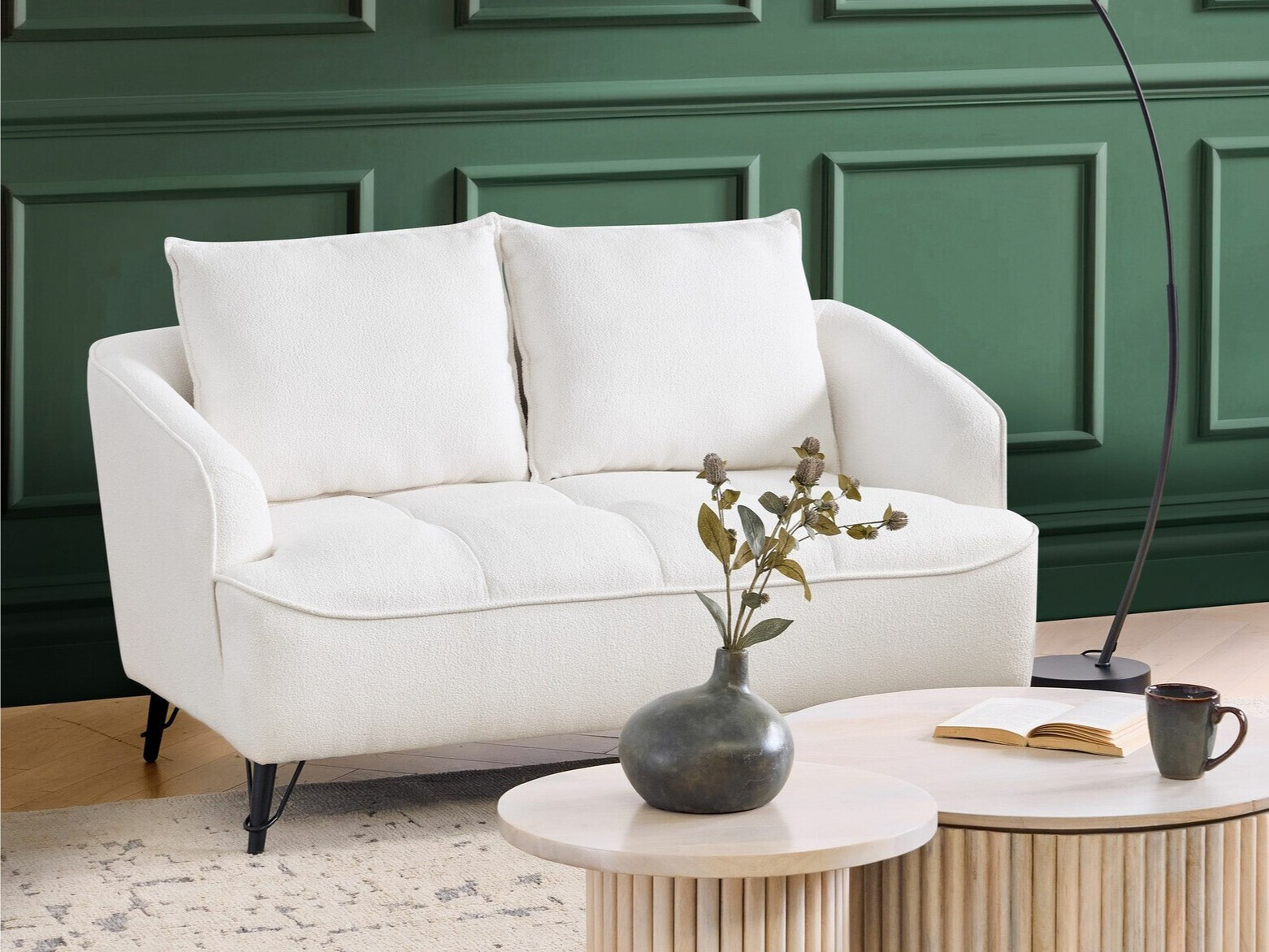 Καναπές Berwyn 2271 (Άσπρο)