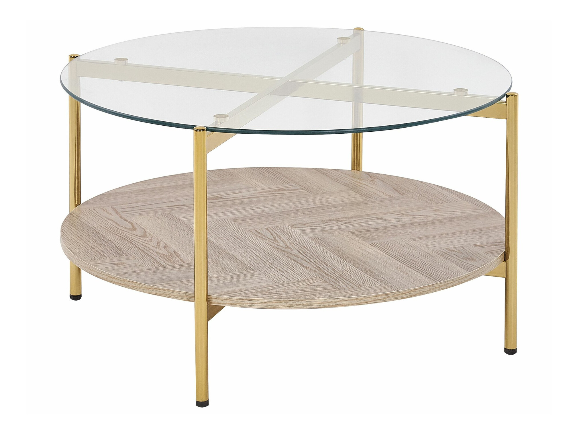 Coffee table Berwyn 2275 (Golden + Light wood)