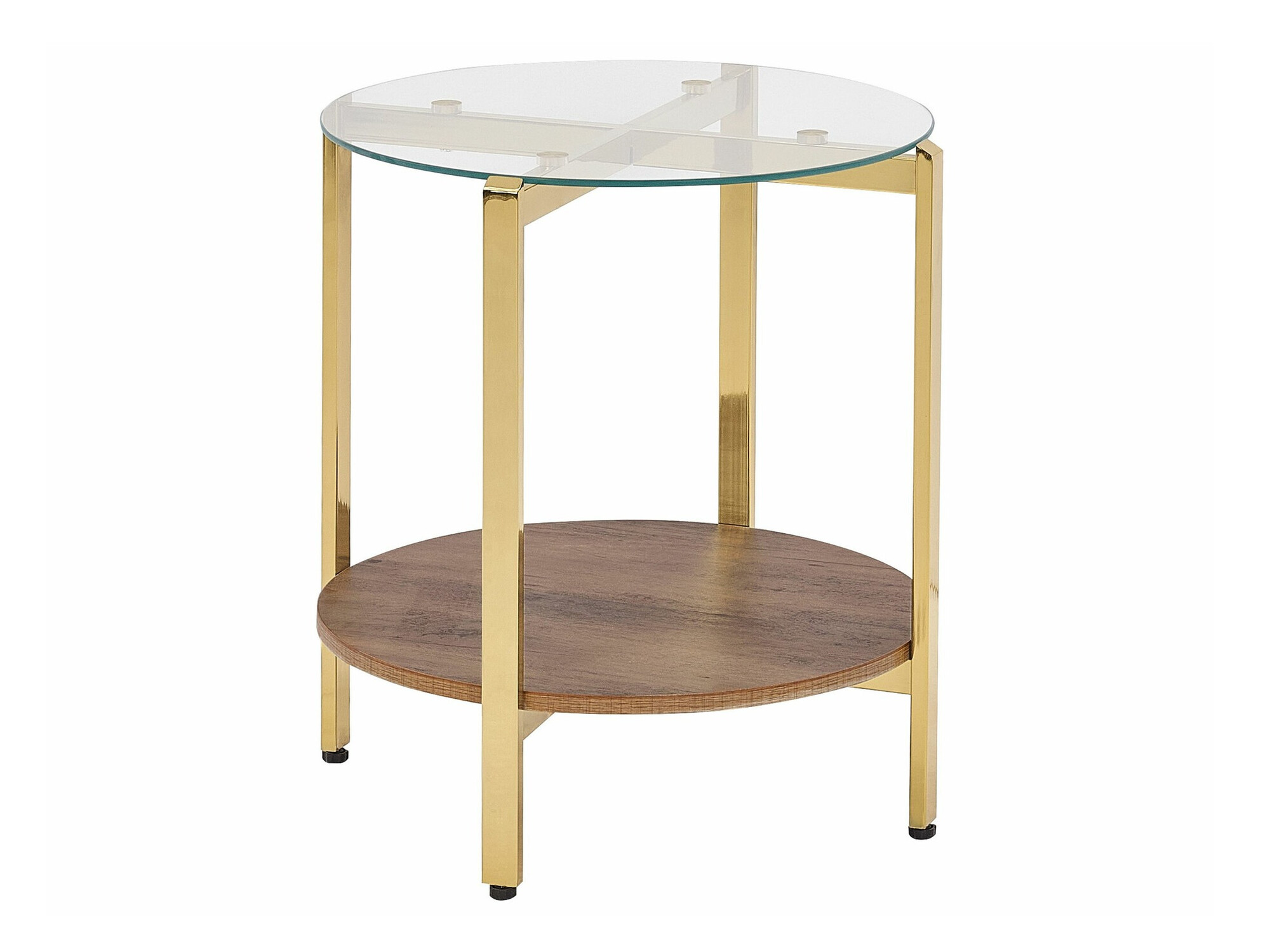 Side table Berwyn 2277 (Golden + Dark wood)