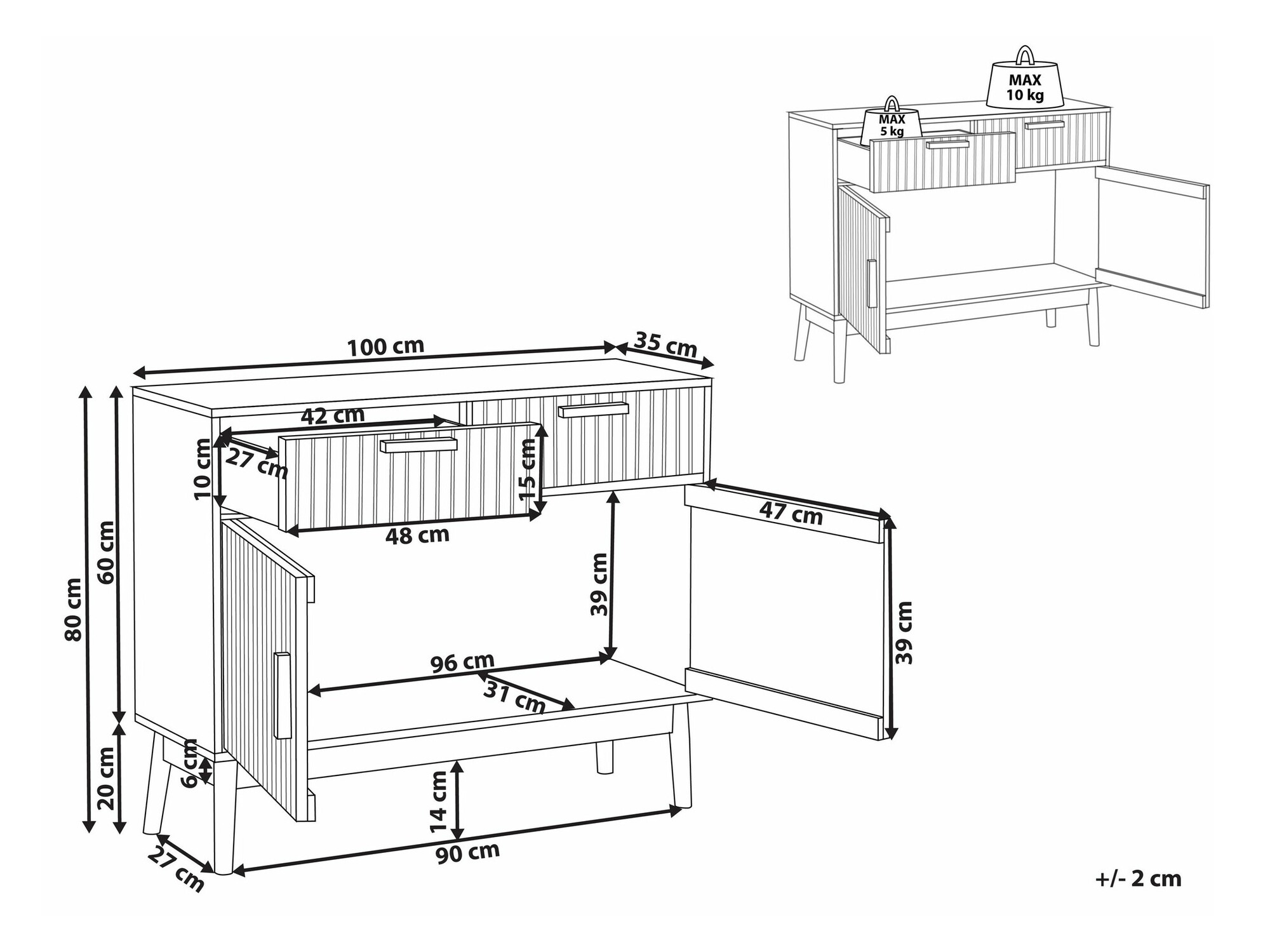 Chest of drawers Mirmori 103