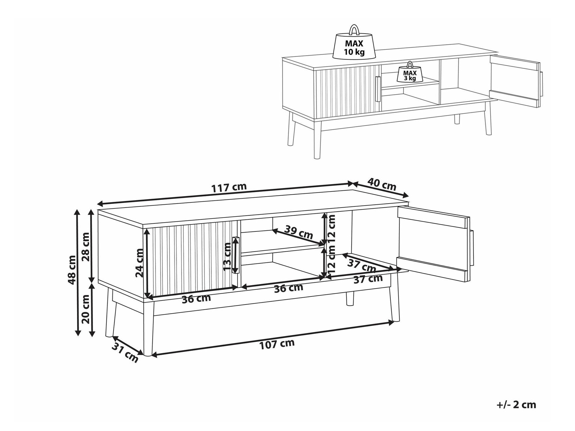 TV stand Mirmori 102
