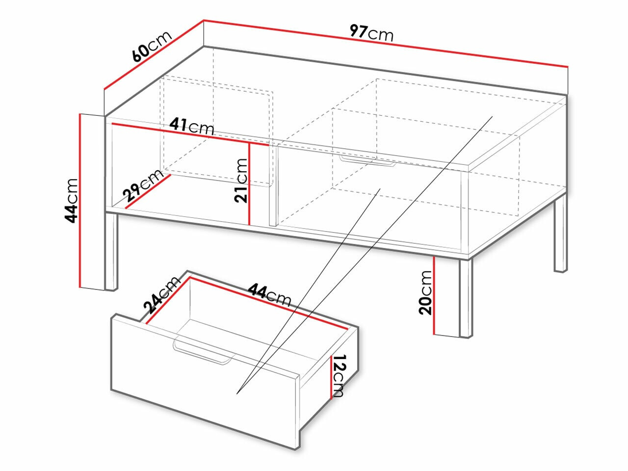 Coffee table Velsoru 107