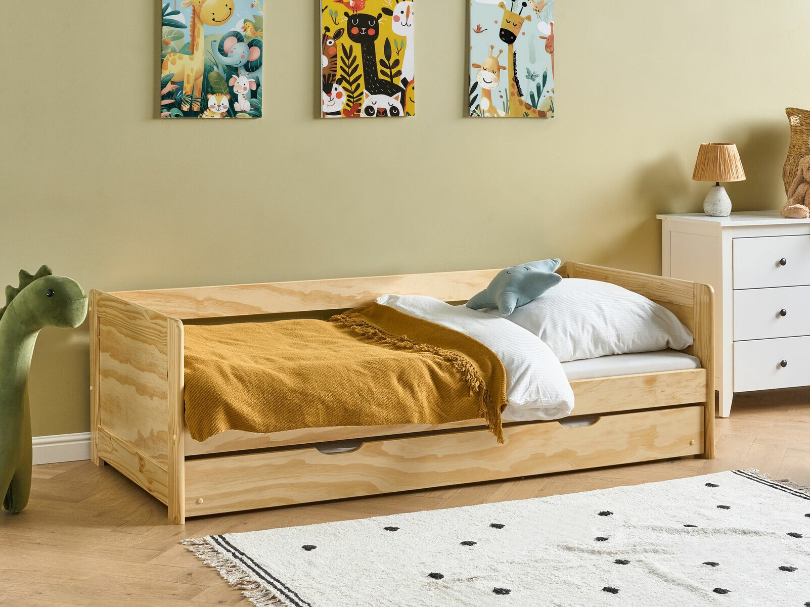 Bed Berwyn 2301 (Light wood)