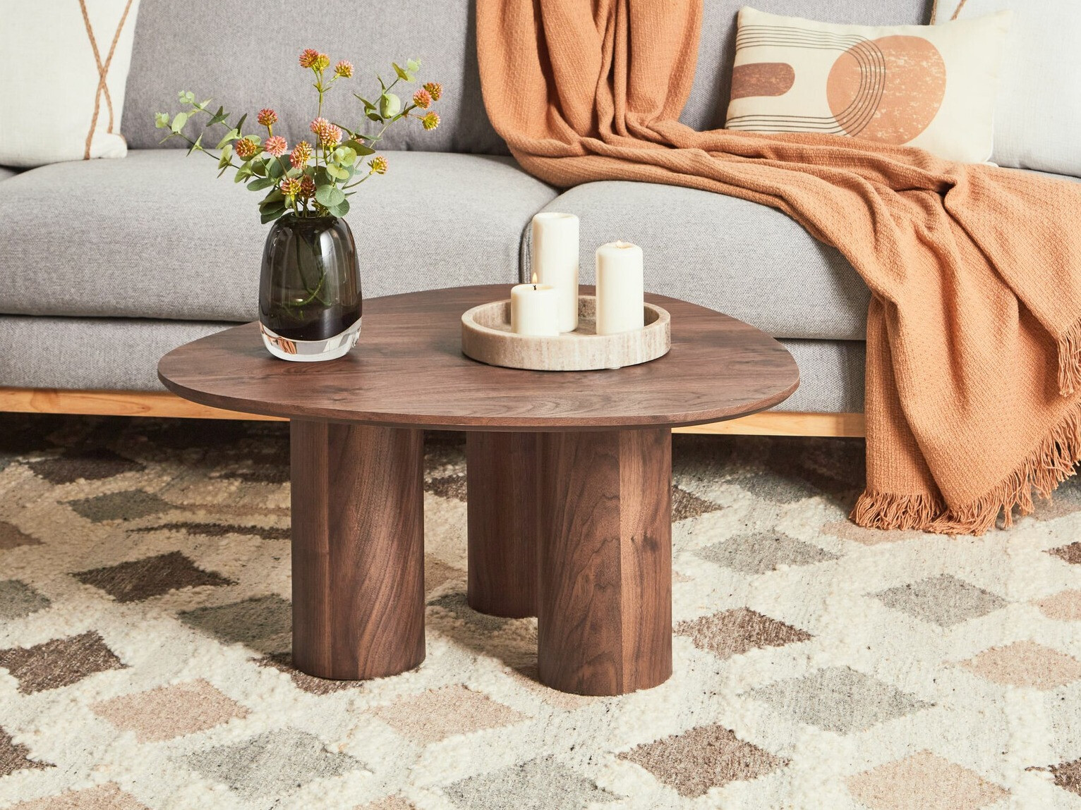 Coffee table Berwyn 2310 (Dark wood)