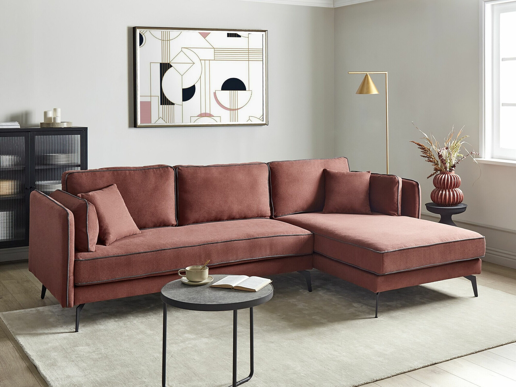 Corner sofa Berwyn 622 (Bordeaux)