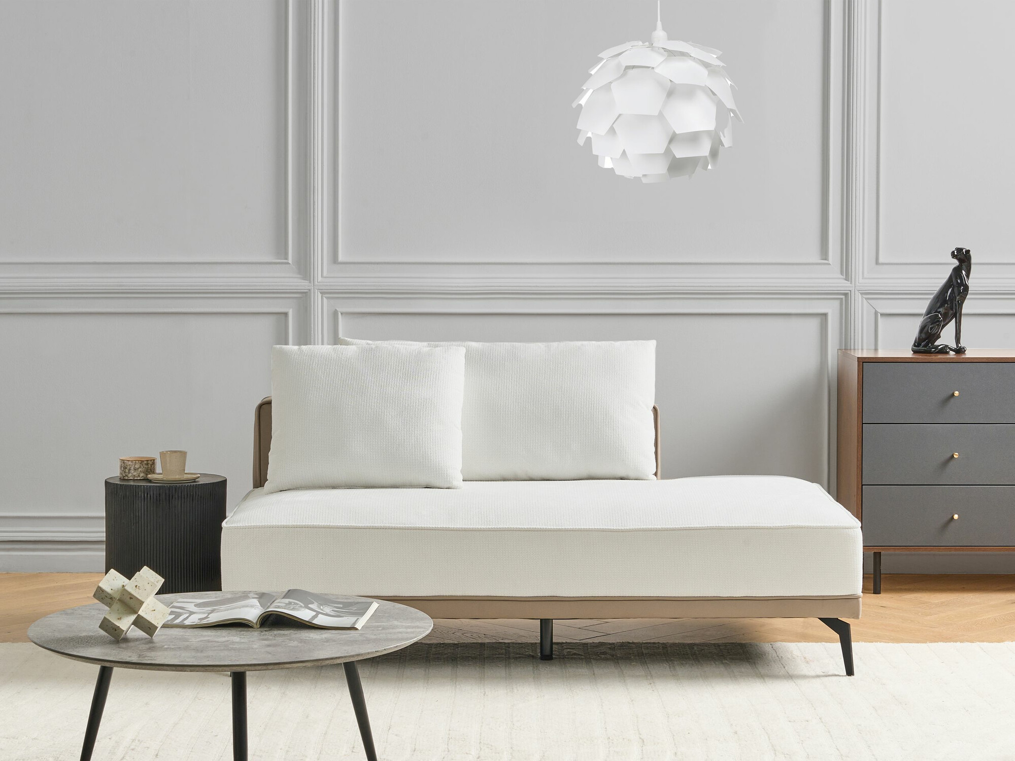 Corner sofa Berwyn 2326 (White)
