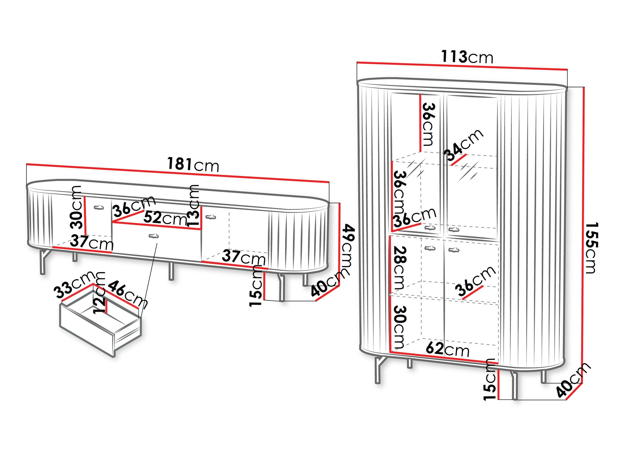 Σετ επίπλων σαλονιού Novmono 119
