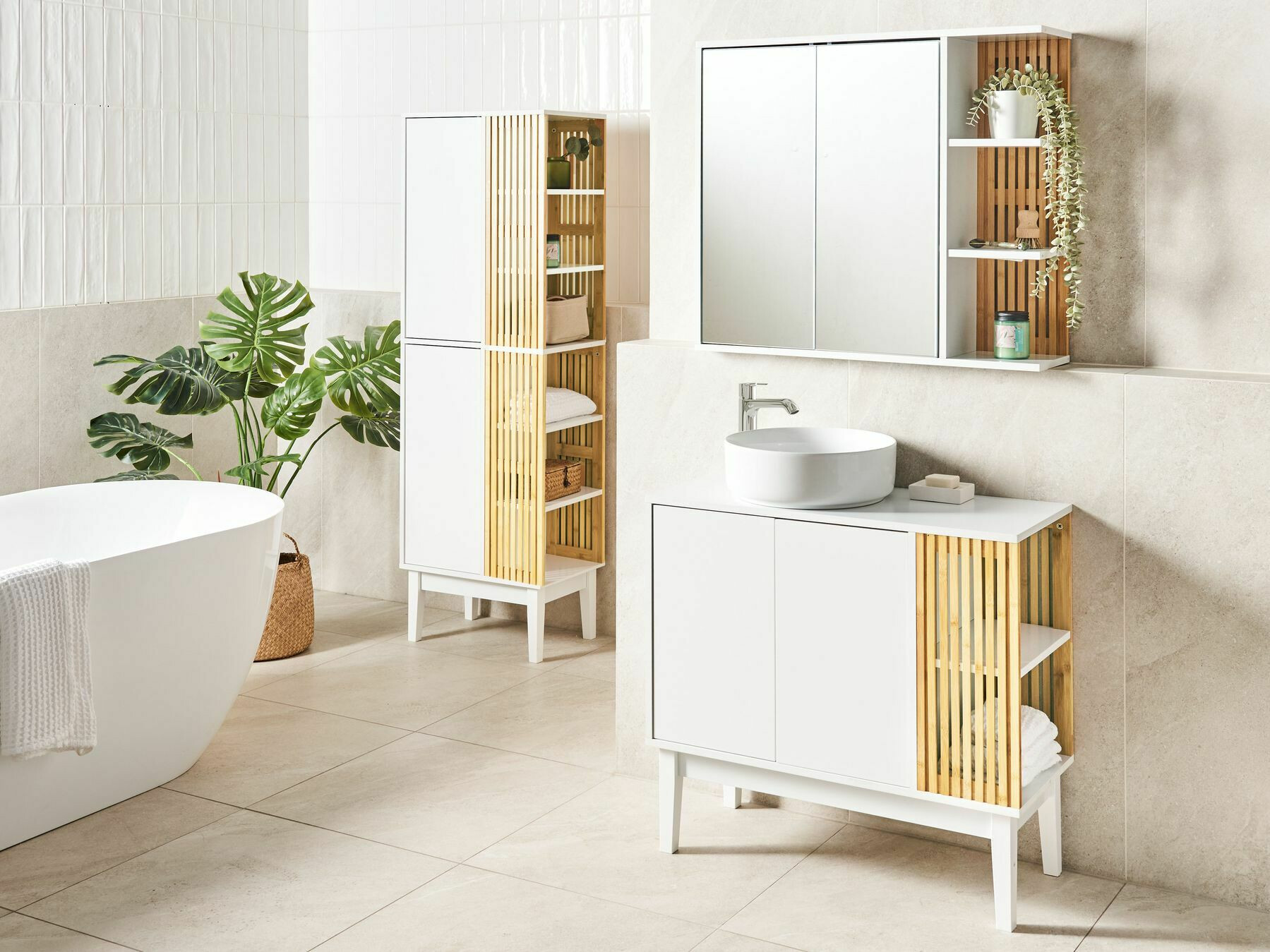 Bathroom mirror cabinet Berwyn 2343