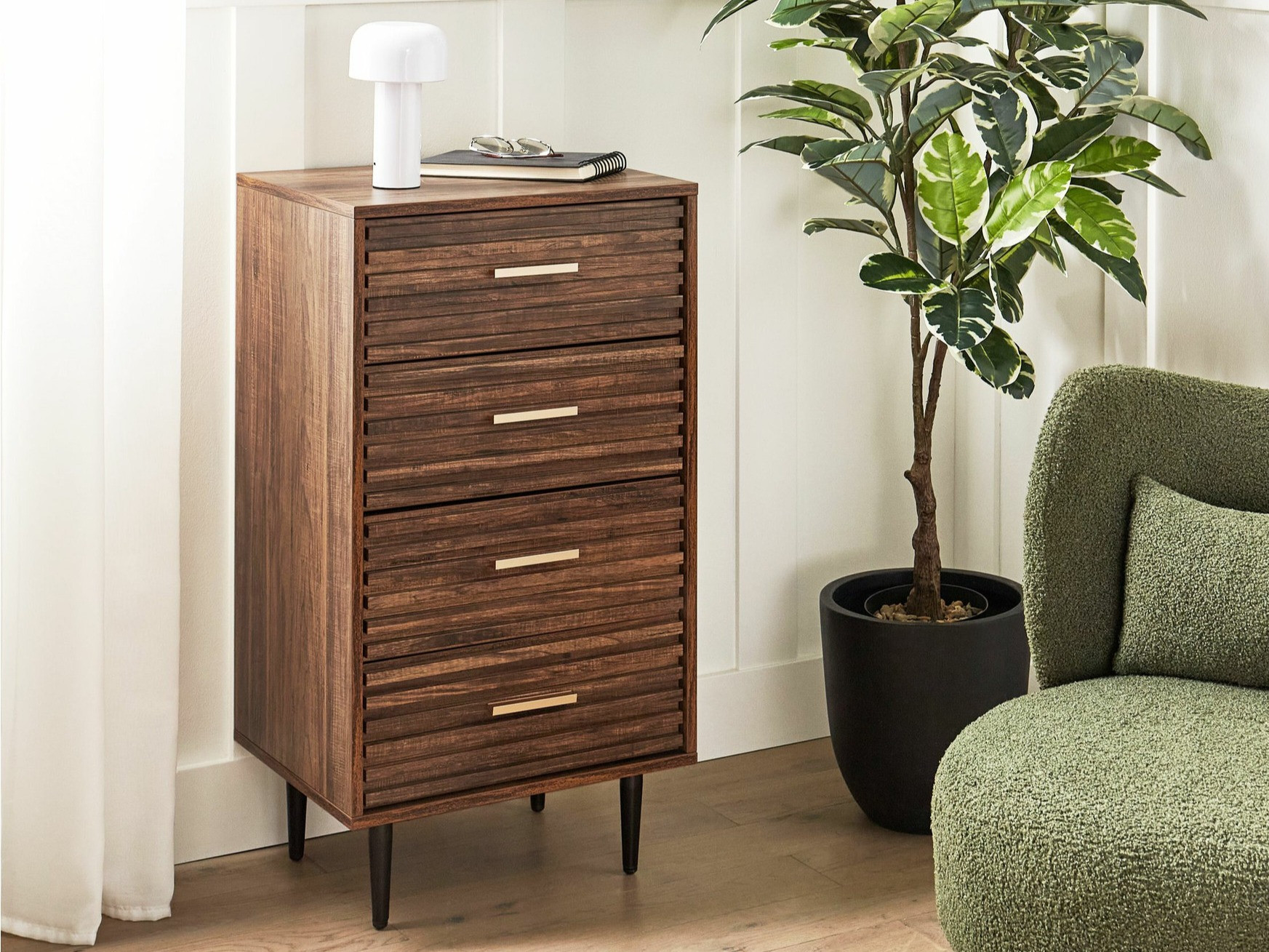 Chest of drawers Berwyn 2912 (Dark brown)