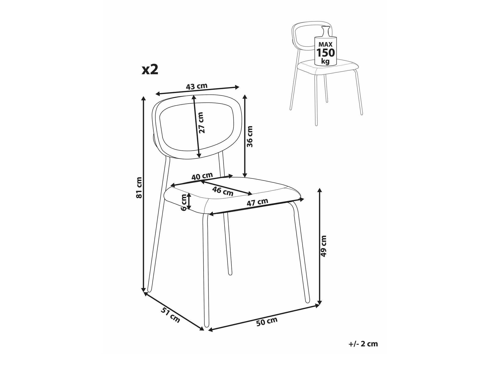 Καρέκλα Berwyn 2333 (Τυρκουάζ)