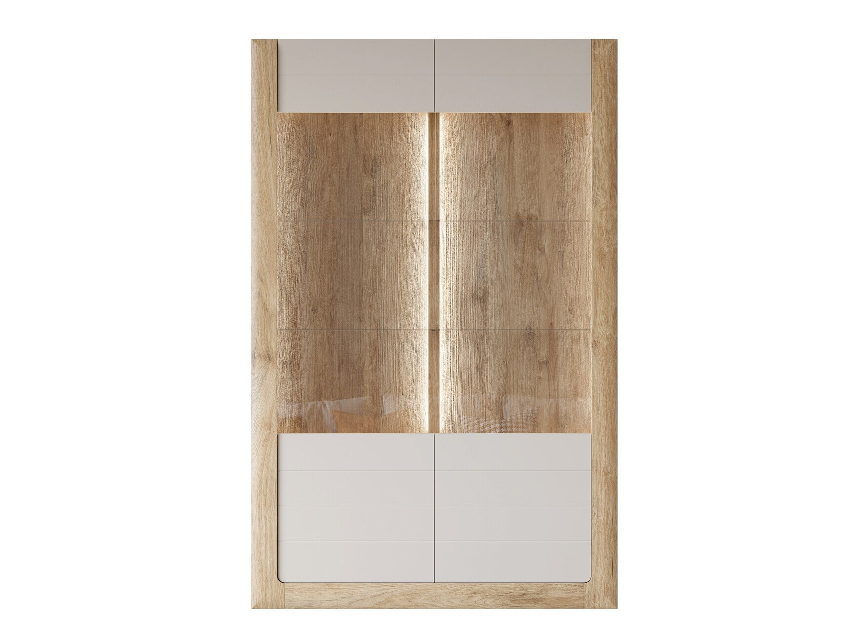 Βιβλιοθήκη Sovera 102 (Χρυσή βελανιδιά + Κασμίρι)