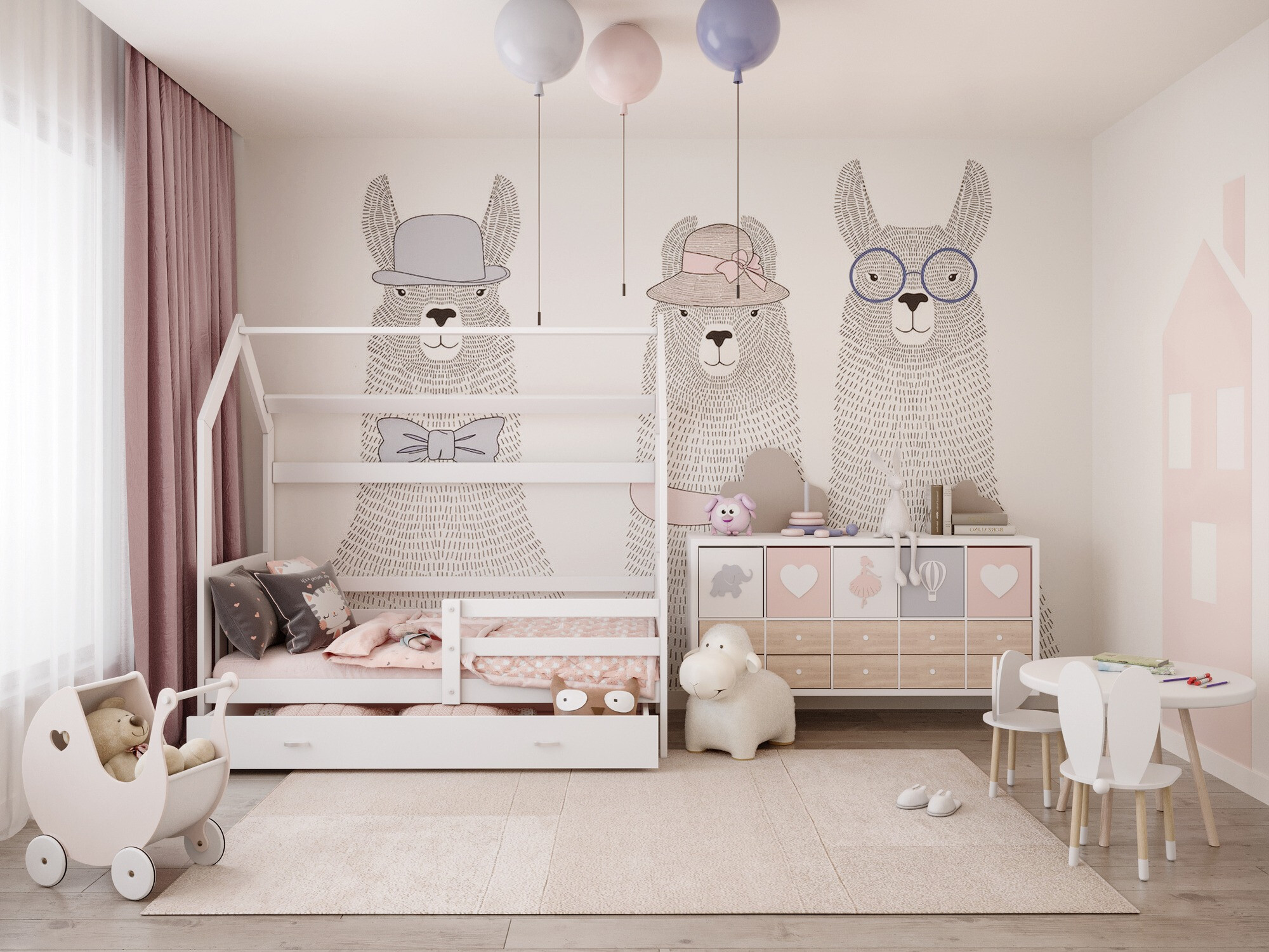 Bed Aurora 122 (White)