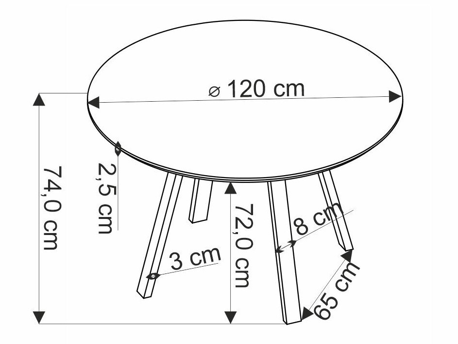 Dining set Houston 1876