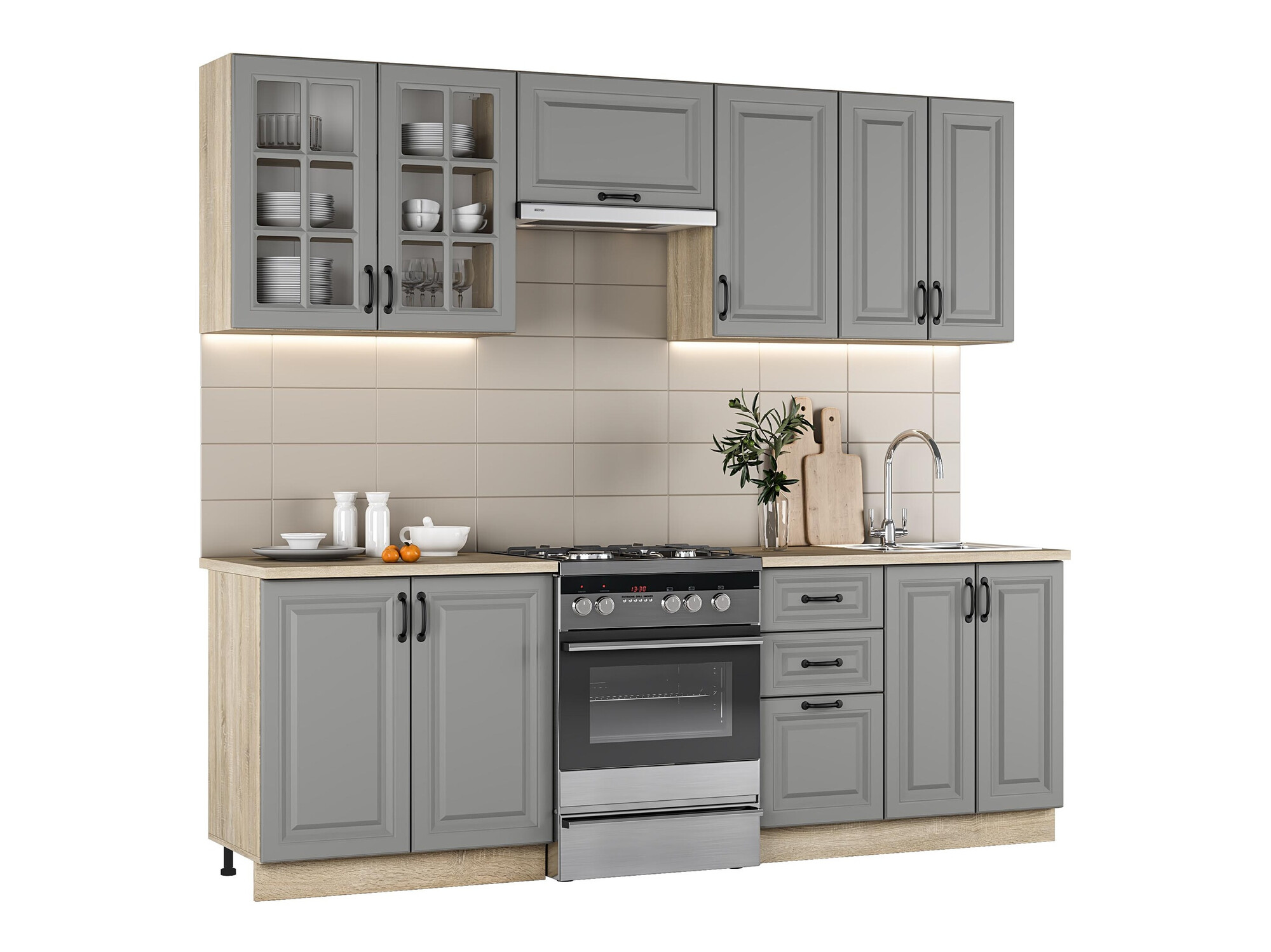 Kitchen set Houston 1877 (Grey)