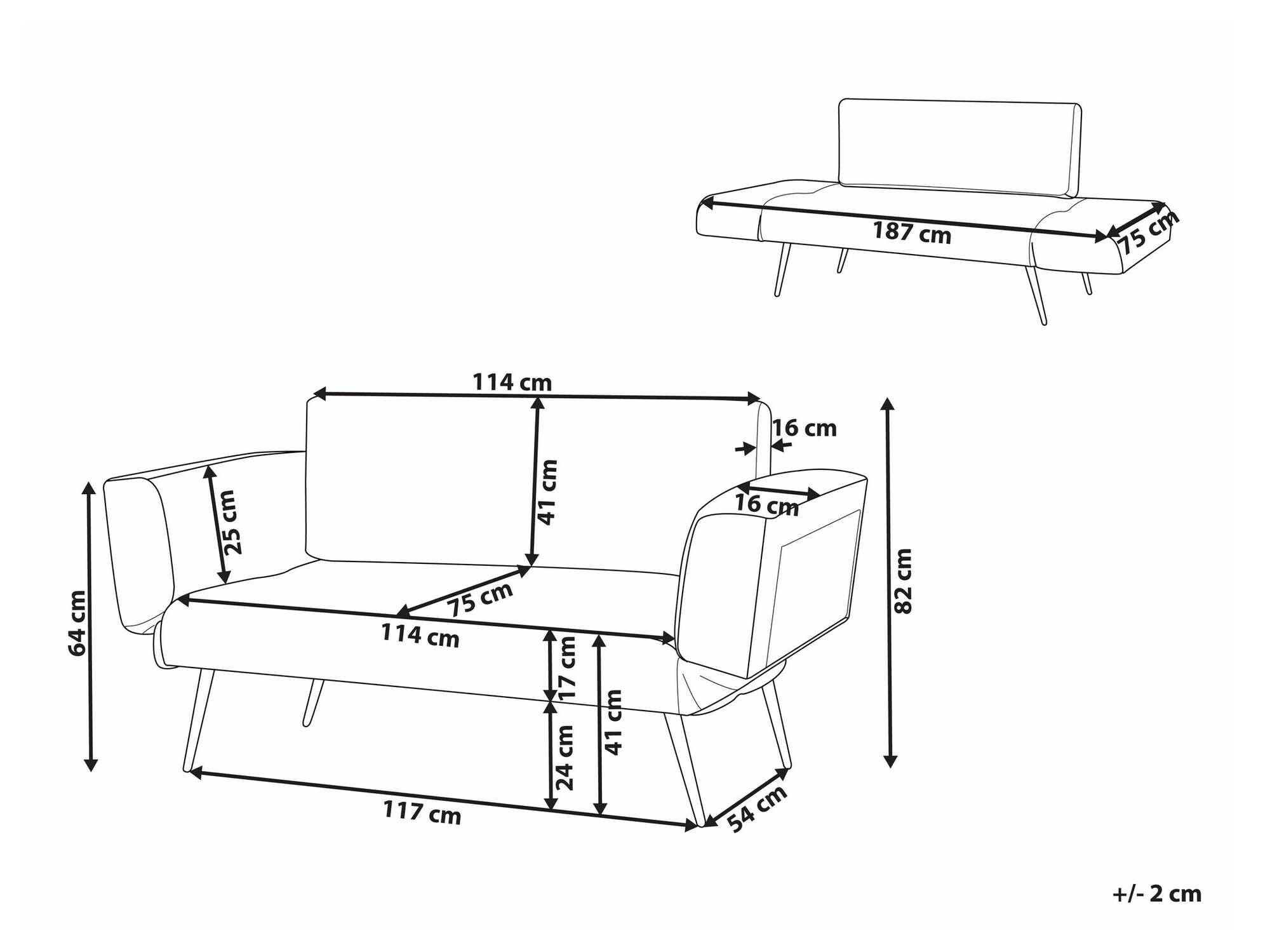 Sofa Berwyn 2362 (Pink)