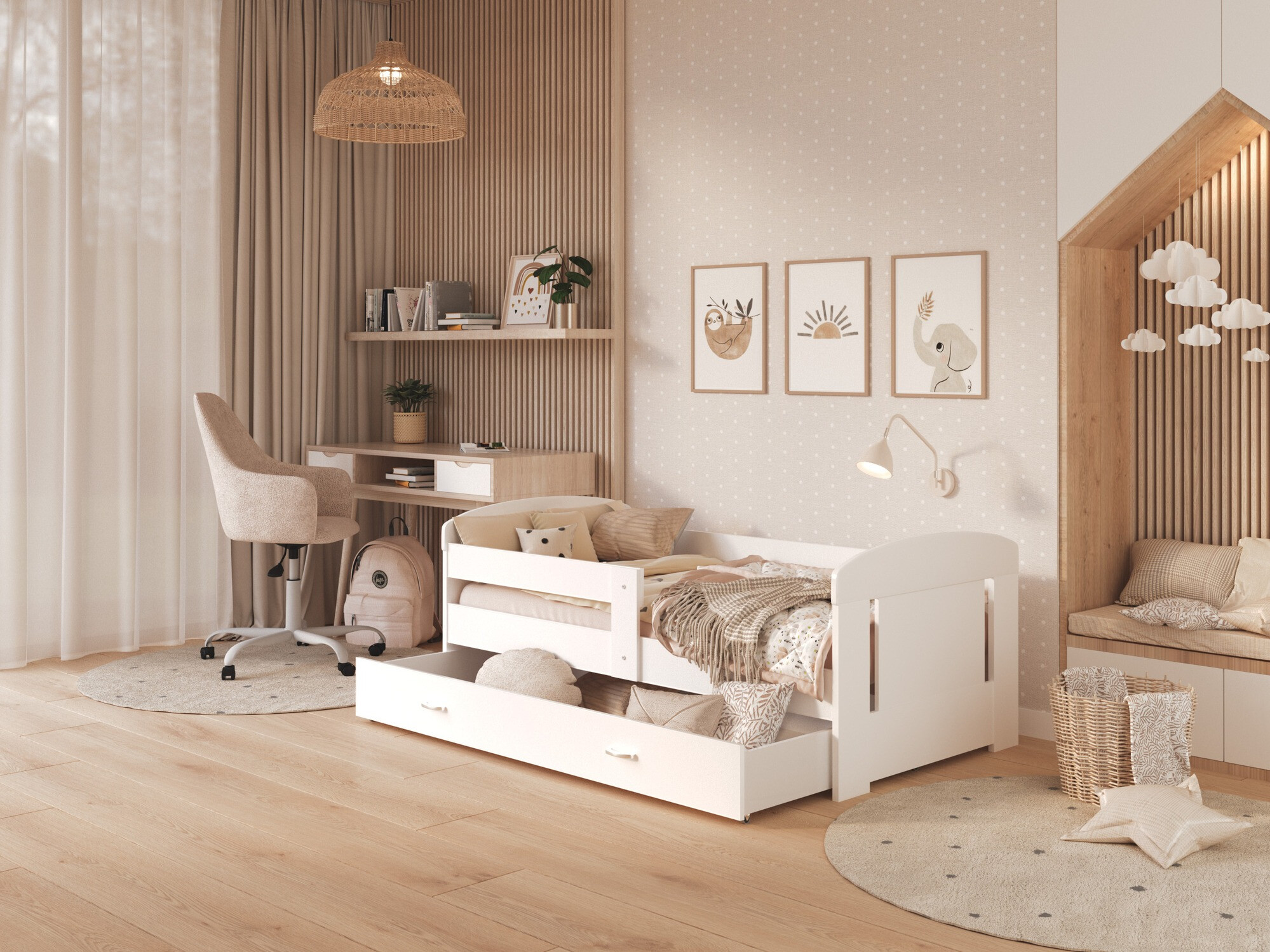 Bed Tentive 100 (White)