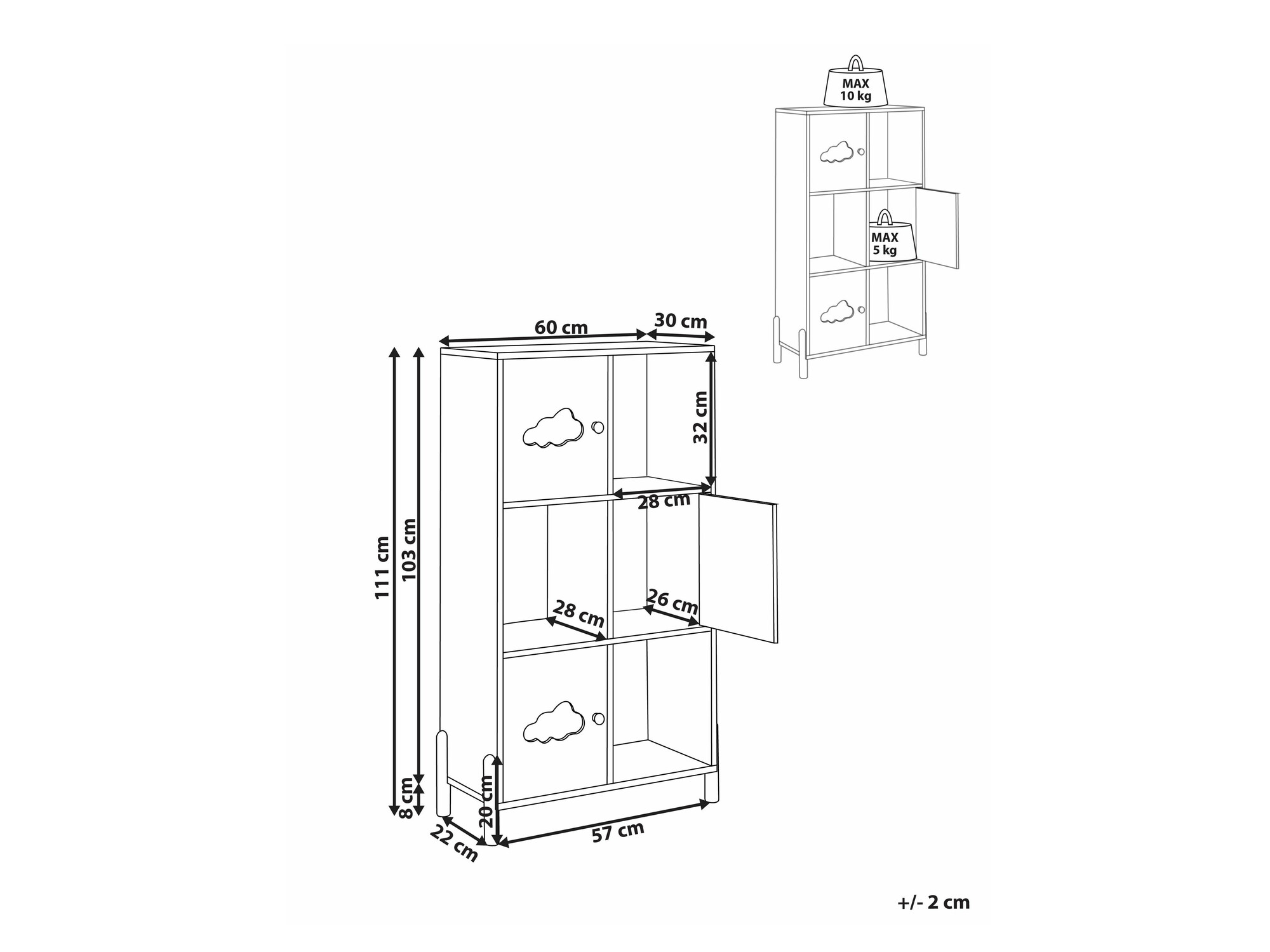 Bookcase Berwyn 2364