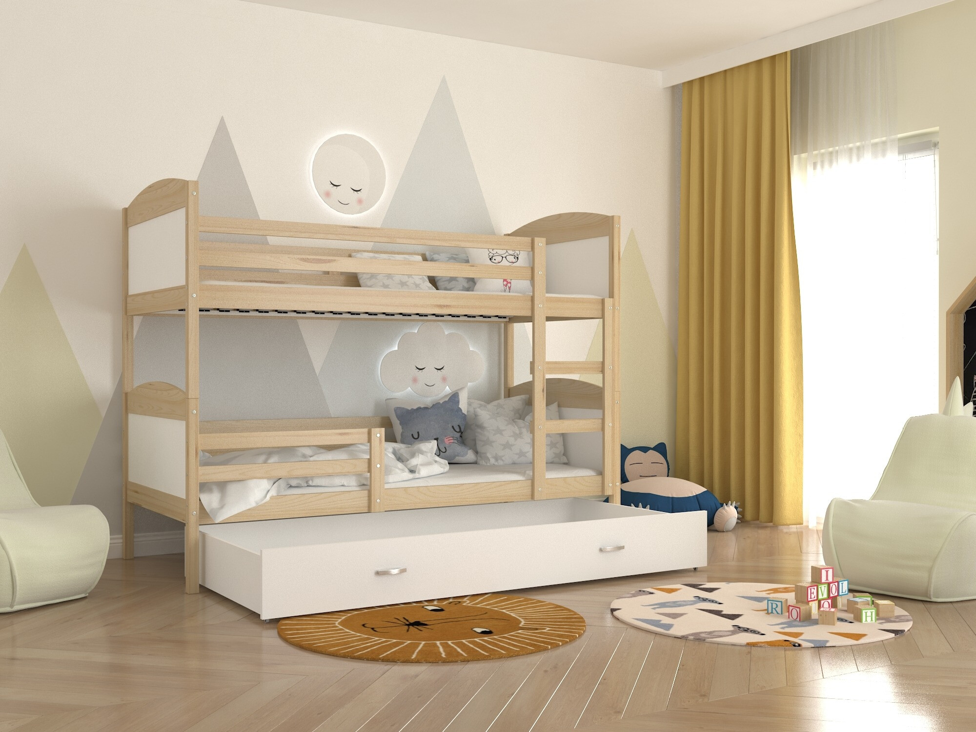 Bunk bed Aurora 101 (Pine)