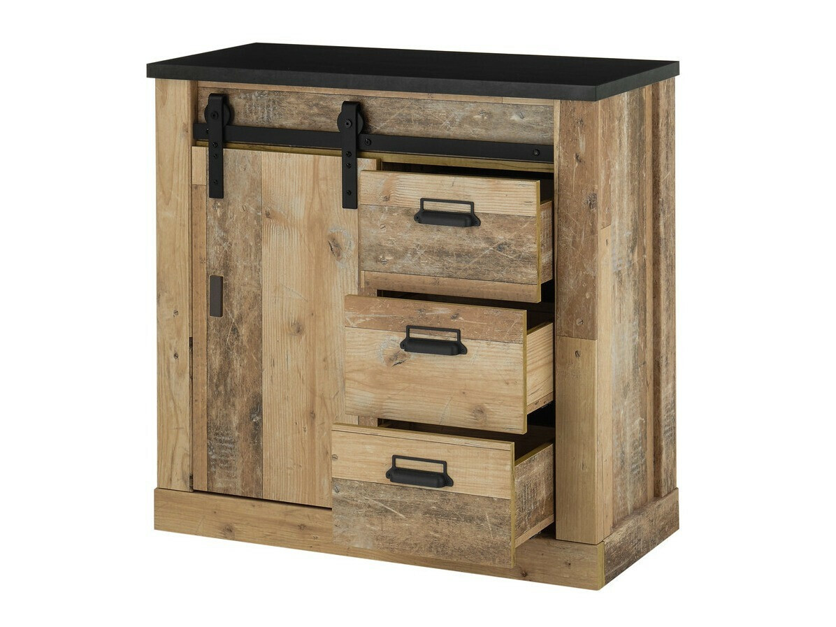 Hallway set Cirtale 129 (Aged wood + Anthracite)
