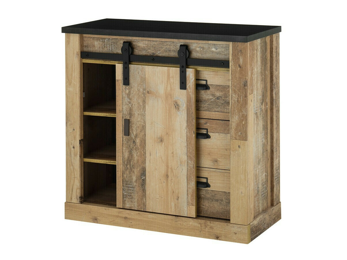 Hallway set Cirtale 129 (Aged wood + Anthracite)