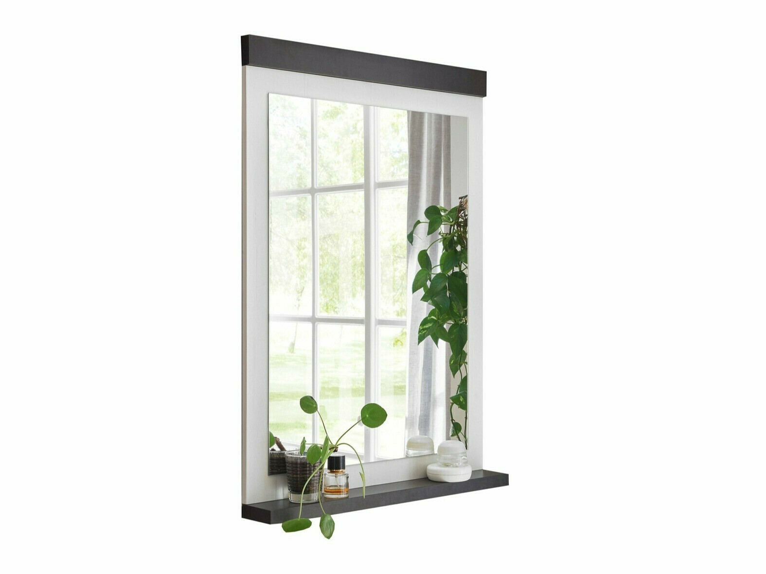 Σετ διαδρόμου Cirtale 129 (Λευκασμένο πεύκο + Antrahite)