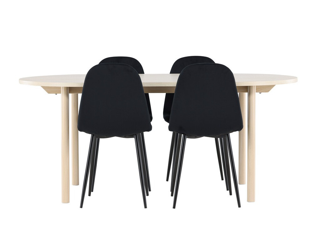 Σετ τραπεζαρίας Dallas 4612 (Ανοιχτό καφέ)