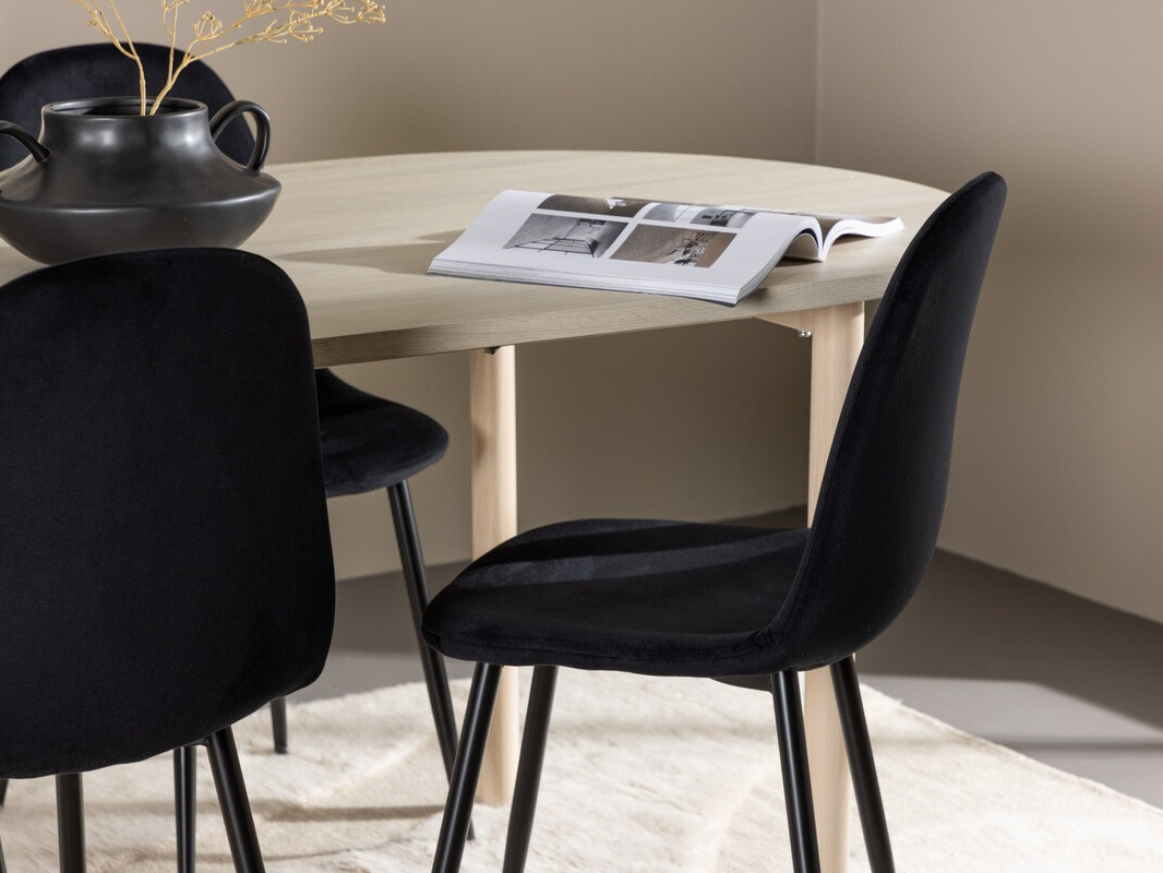 Σετ τραπεζαρίας Dallas 4612 (Ανοιχτό καφέ)