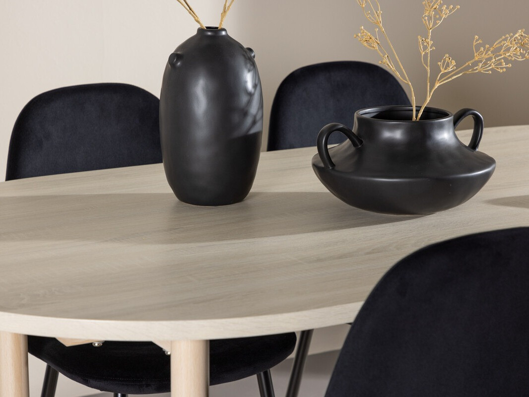 Σετ τραπεζαρίας Dallas 4612 (Ανοιχτό καφέ)